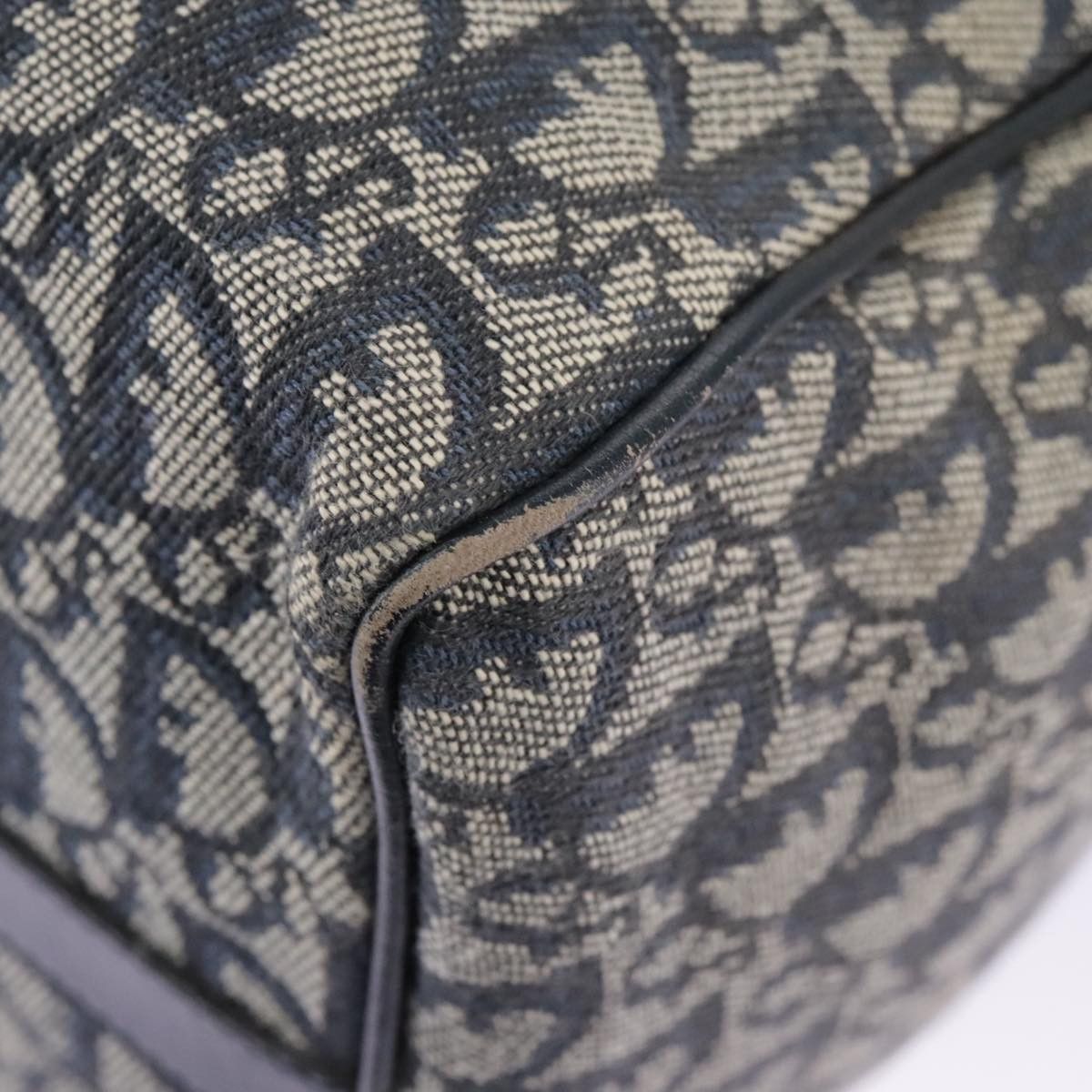 Dior Trotter Navy Canvas Travel Bag (Pre-Owned) Size ONE SIZE - 11 Thumbnail