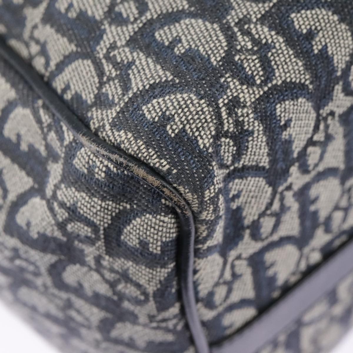 Dior Trotter Navy Canvas Travel Bag (Pre-Owned) Size ONE SIZE - 10 Thumbnail