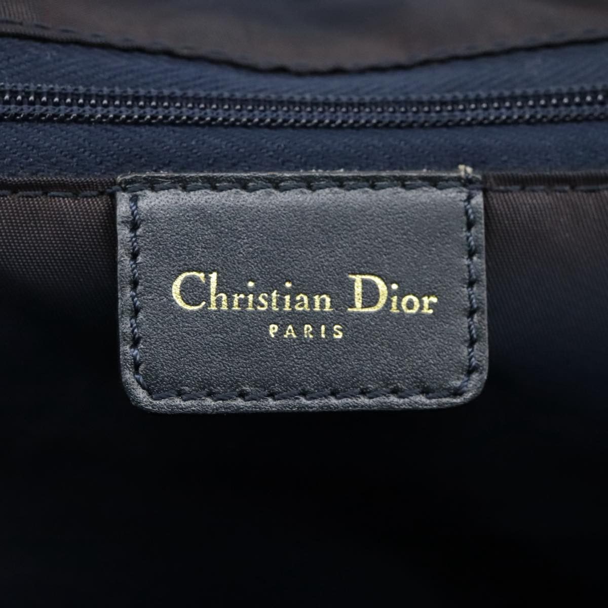 Dior Trotter Navy Canvas Travel Bag (Pre-Owned) Size ONE SIZE - 16 Thumbnail