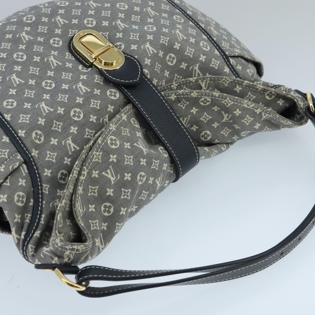 Louis Vuitton Romance Grey Canvas Shoulder Bag (Pre-Owned) Size ONE SIZE - 6 Thumbnail
