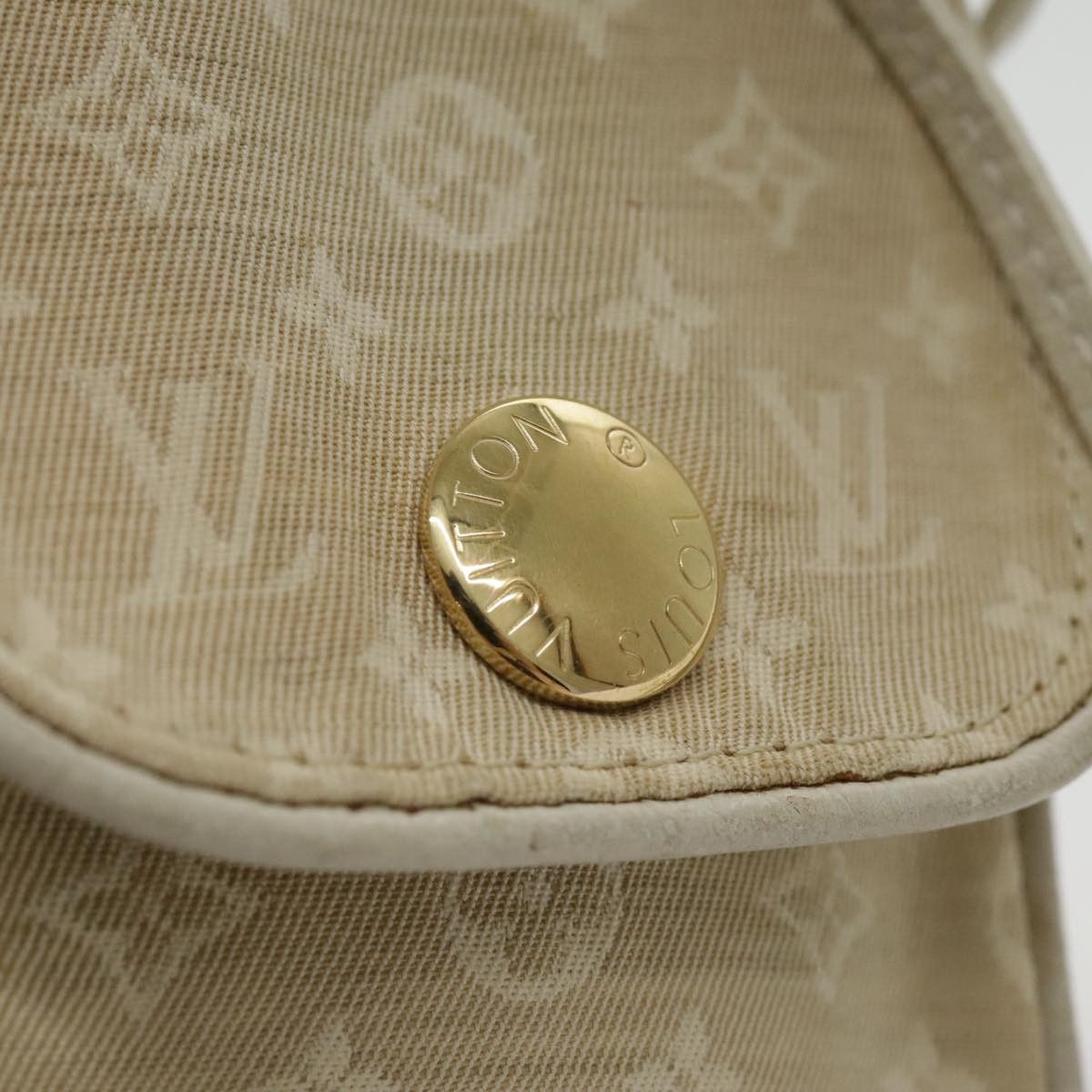 Louis Vuitton Mini Lin Beige Canvas Shoulder Bag (Pre-Owned) Size ONE SIZE - 10 Thumbnail