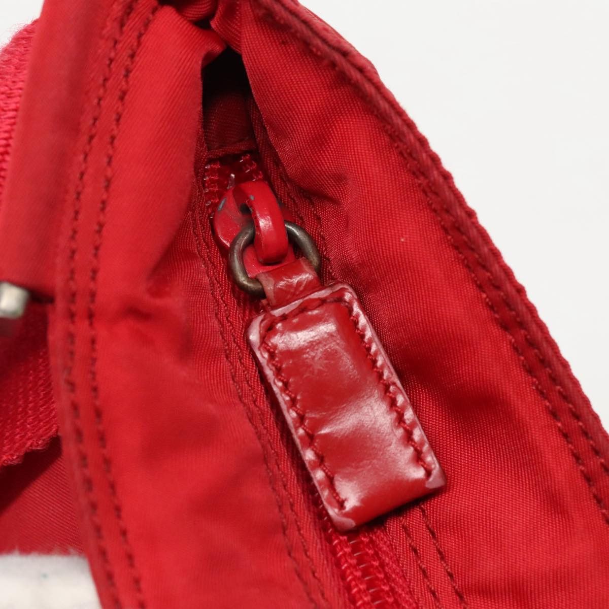 Prada Re-Nylon Red Synthetic Shoulder Bag (Pre-Owned) Size ONE SIZE - 13 Thumbnail