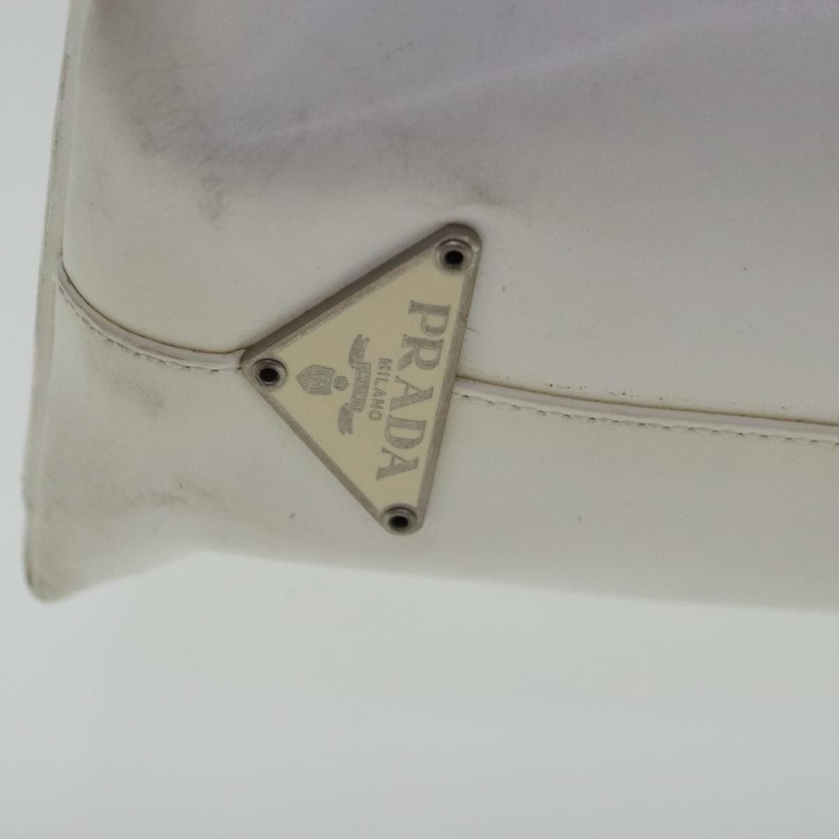 Prada White Synthetic Handbag (Pre-Owned) Size ONE SIZE - 10 Thumbnail