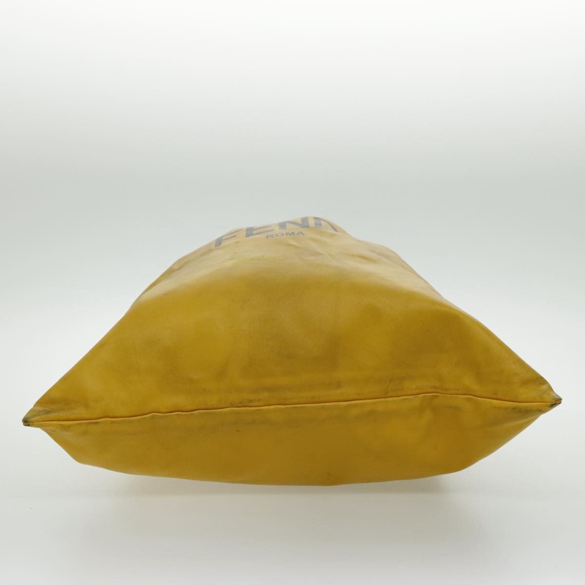 Fendi Drawstring Yellow Leather Shoulder Bag (Pre-Owned) Size ONE SIZE - 18 Thumbnail
