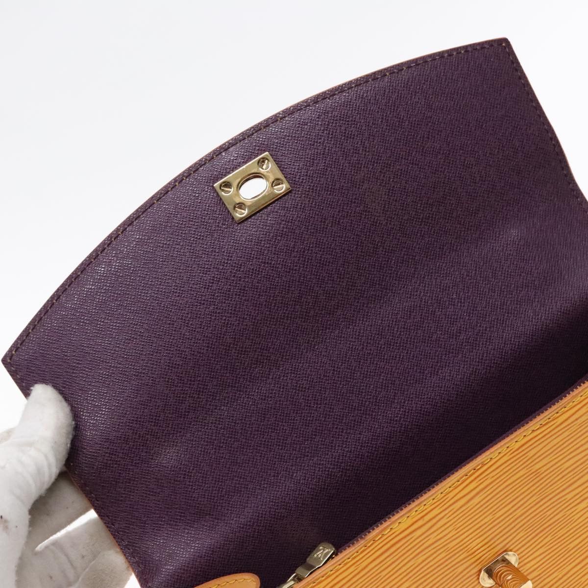 Louis Vuitton Malesherbes Yellow Leather Handbag (Pre-Owned) Size ONE SIZE - 20 Thumbnail