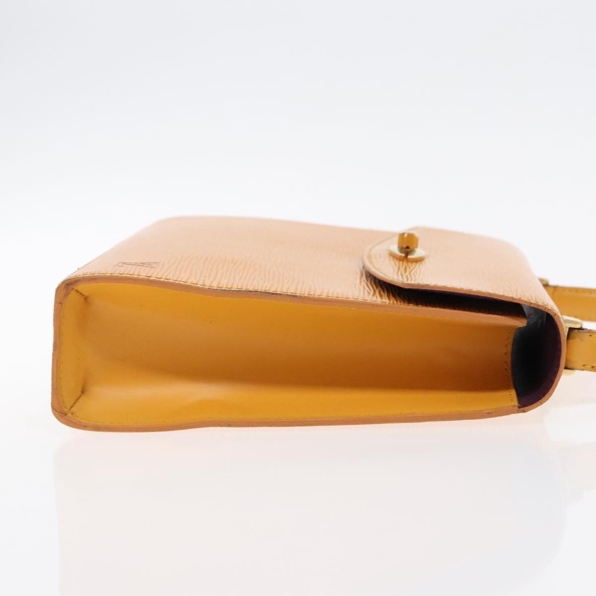 Louis Vuitton Malesherbes Yellow Leather Handbag (Pre-Owned) Size ONE SIZE - 3 Thumbnail