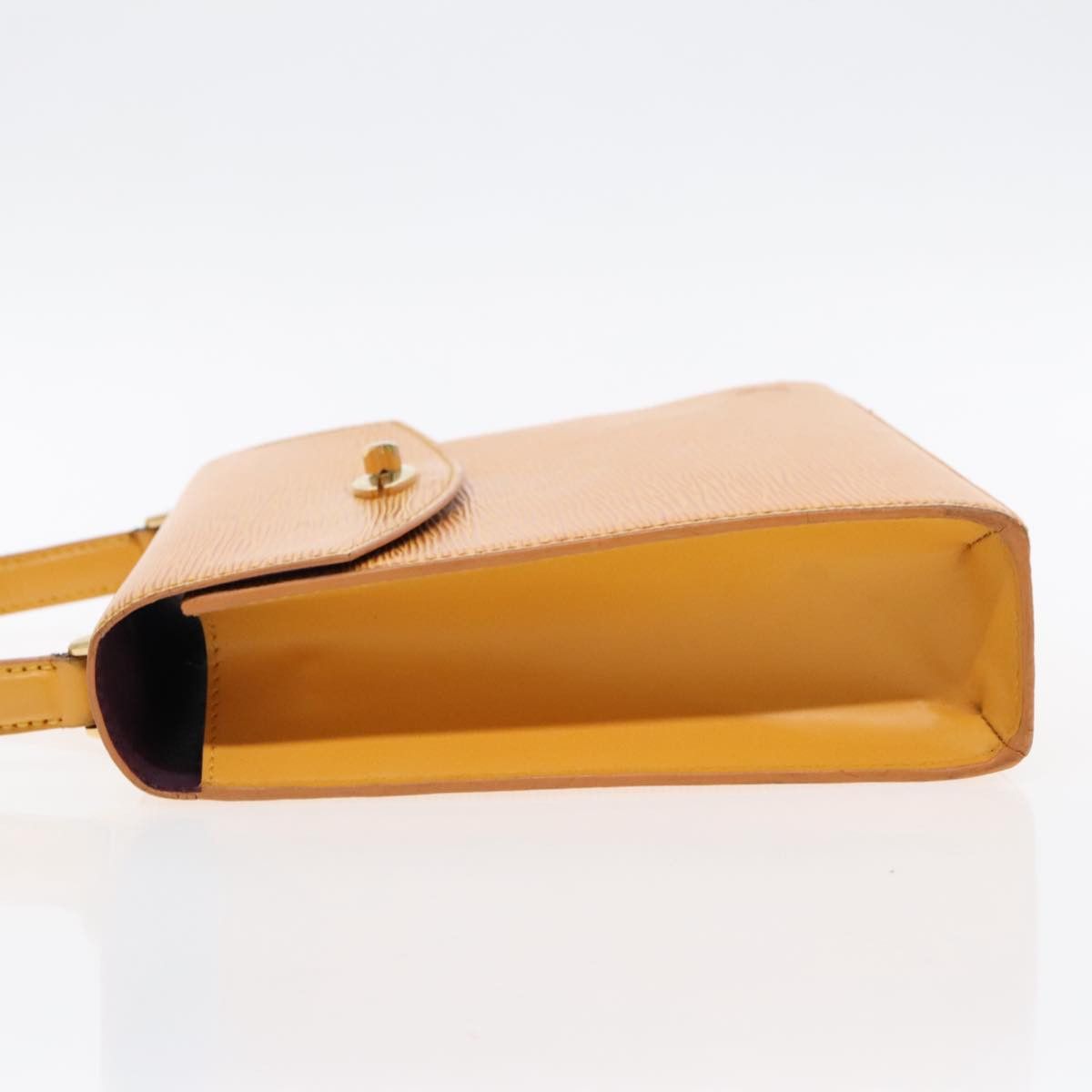 Louis Vuitton Malesherbes Yellow Leather Handbag (Pre-Owned) Size ONE SIZE - 4 Thumbnail