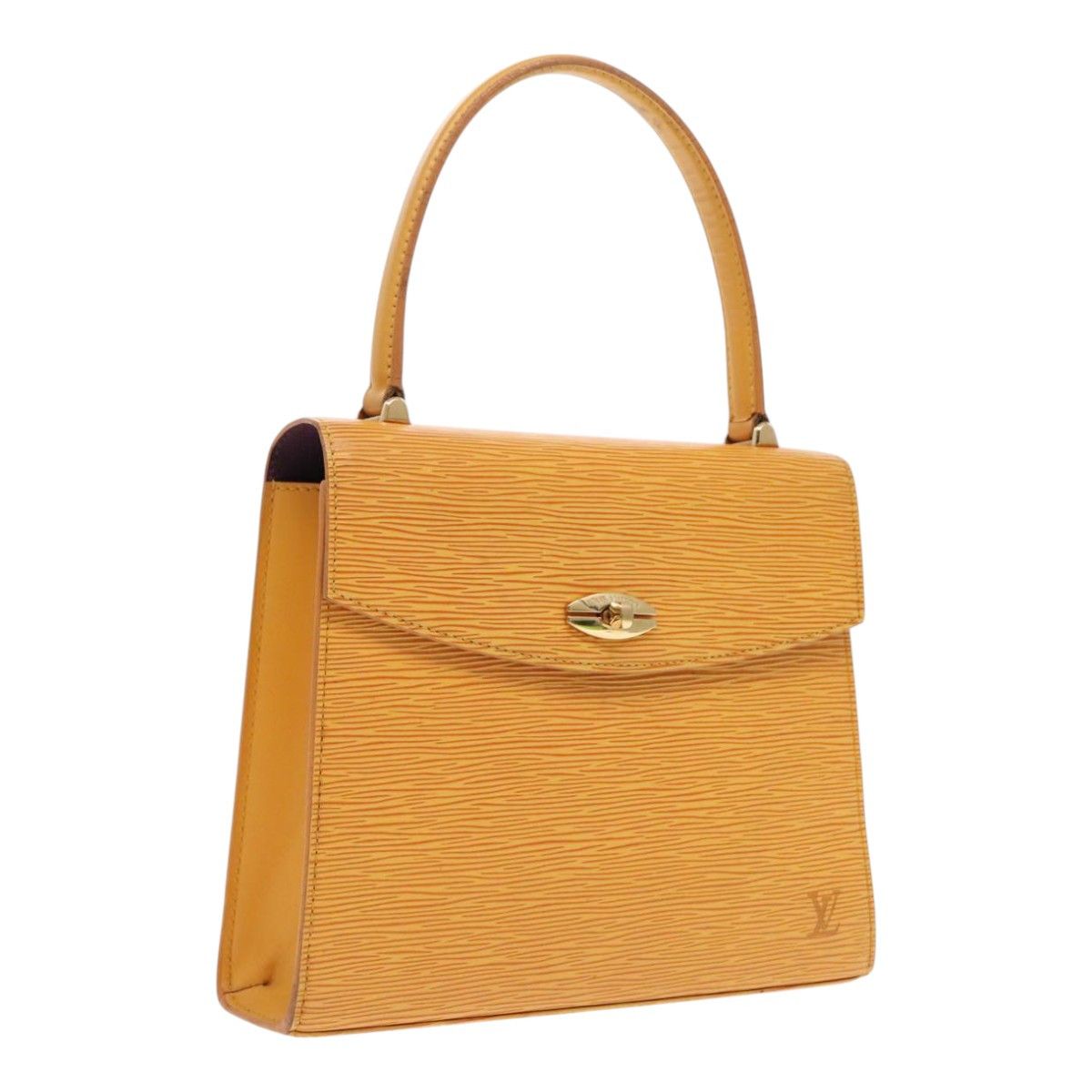 Louis Vuitton Malesherbes Yellow Leather Handbag (Pre-Owned) Size ONE SIZE - 17 Thumbnail