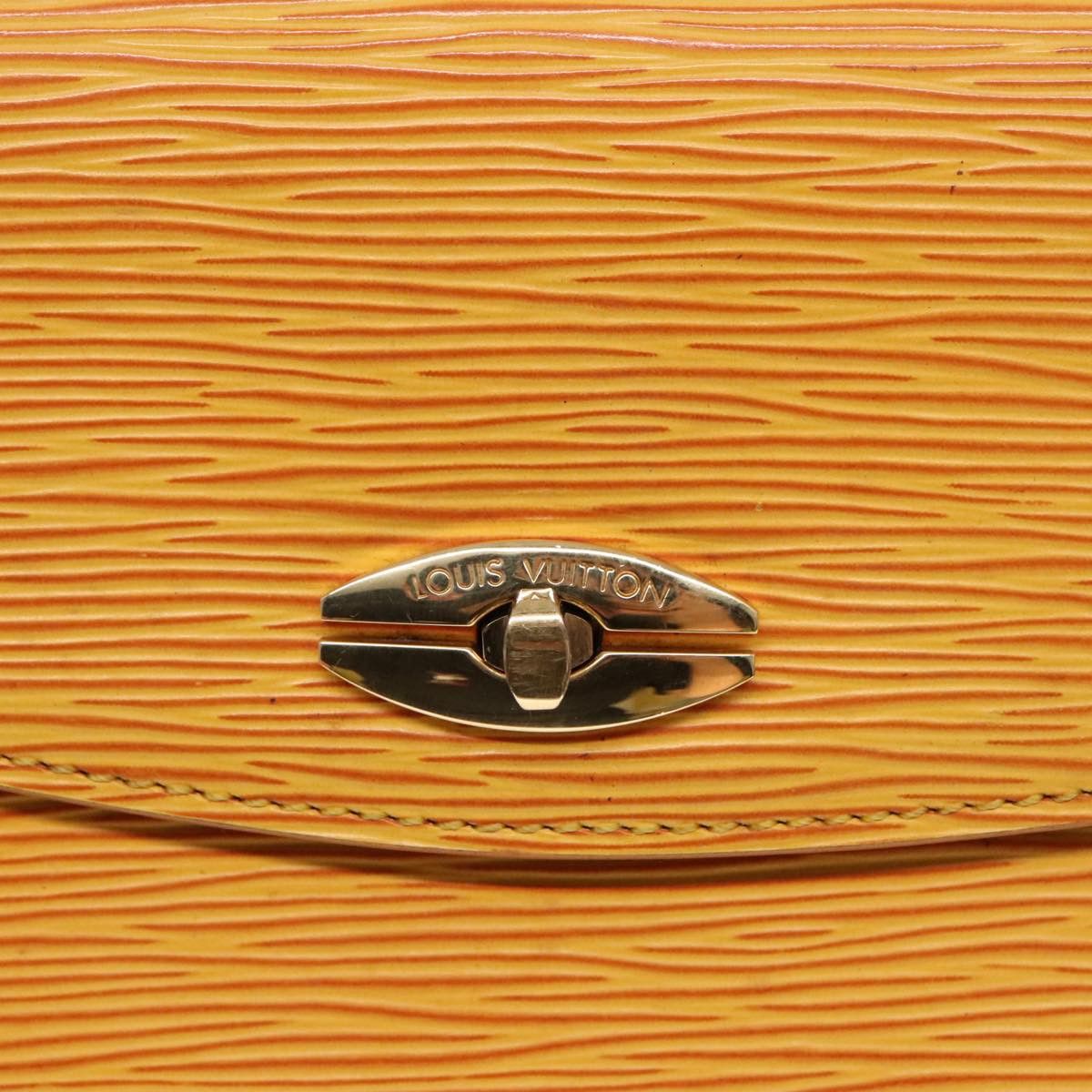 Louis Vuitton Malesherbes Yellow Leather Handbag (Pre-Owned) Size ONE SIZE - 19 Thumbnail