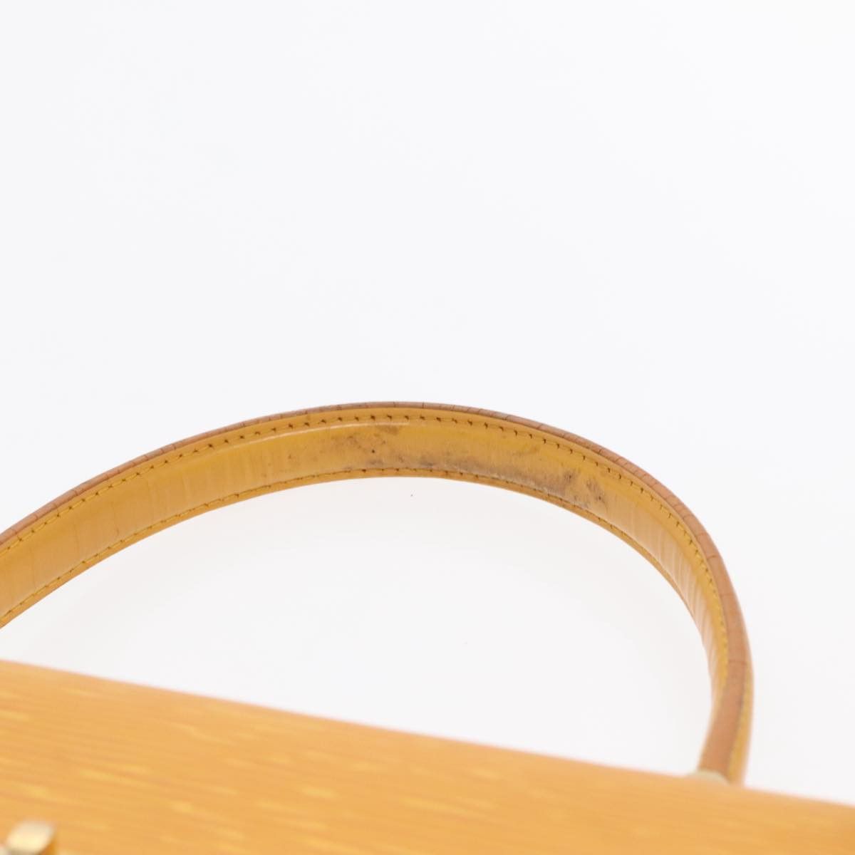 Louis Vuitton Malesherbes Yellow Leather Handbag (Pre-Owned) Size ONE SIZE - 10 Thumbnail