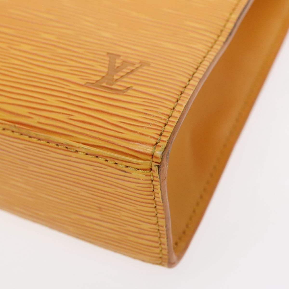 Louis Vuitton Malesherbes Yellow Leather Handbag (Pre-Owned) Size ONE SIZE - 6 Thumbnail