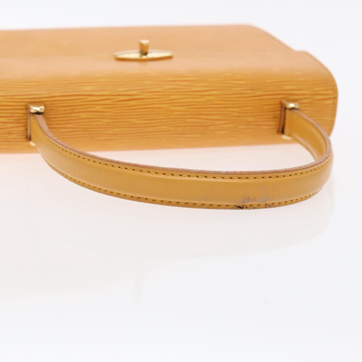 Louis Vuitton Malesherbes Yellow Leather Handbag (Pre-Owned) Size ONE SIZE - 5 Thumbnail