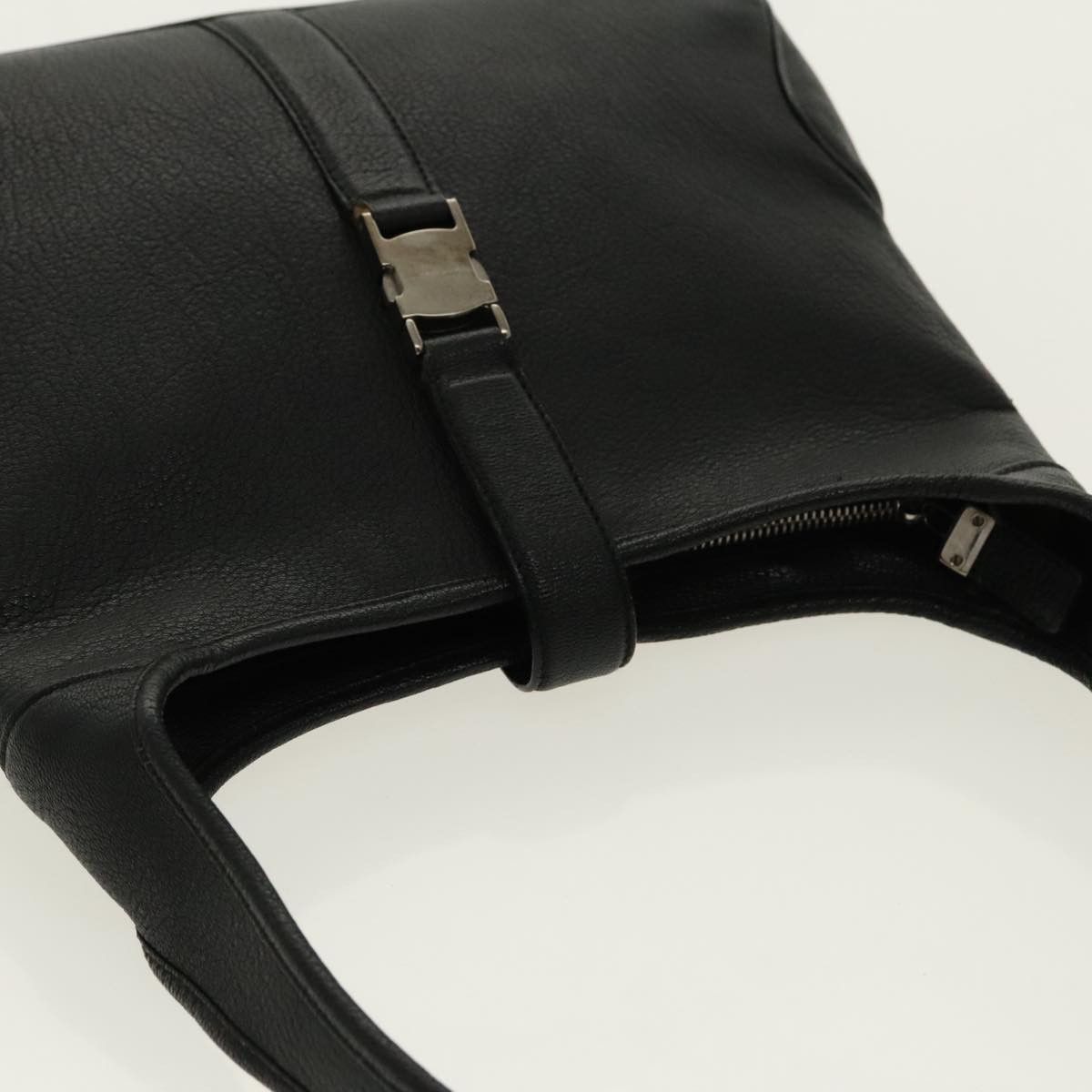 Salvatore Ferragamo Black Leather Shoulder Bag (Pre-Owned) Size ONE SIZE - 13 Thumbnail