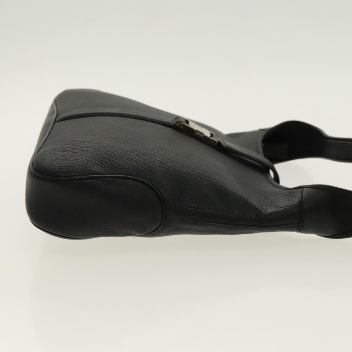 Salvatore Ferragamo Black Leather Shoulder Bag (Pre-Owned) Size ONE SIZE - 3 Thumbnail