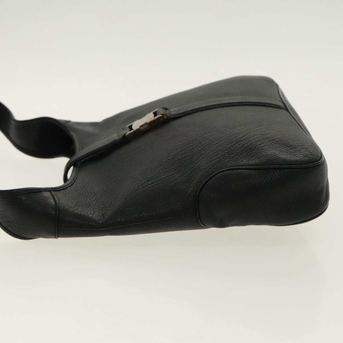 Salvatore Ferragamo Black Leather Shoulder Bag (Pre-Owned) Size ONE SIZE - 4 Thumbnail
