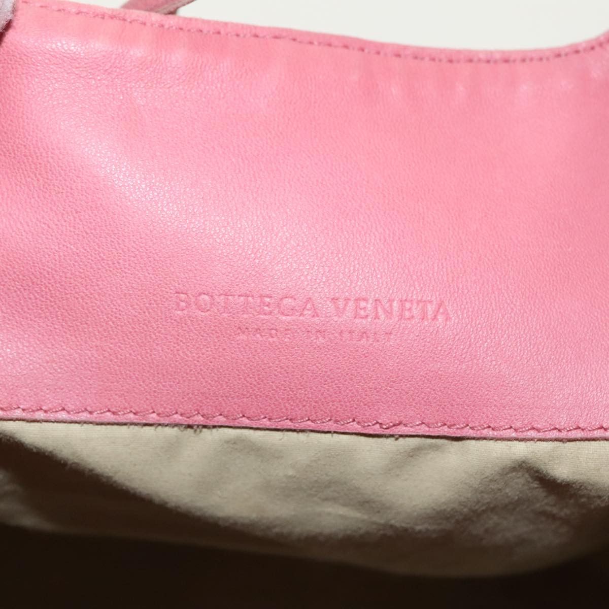 Bottega Veneta Pink Canvas Handbag (Pre-Owned) Size ONE SIZE - 13 Thumbnail