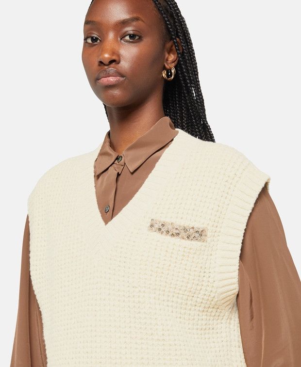 Brunello Cucinelli Sleeveless pullover Size XXS / US 00 / IT 34 - 3 Thumbnail