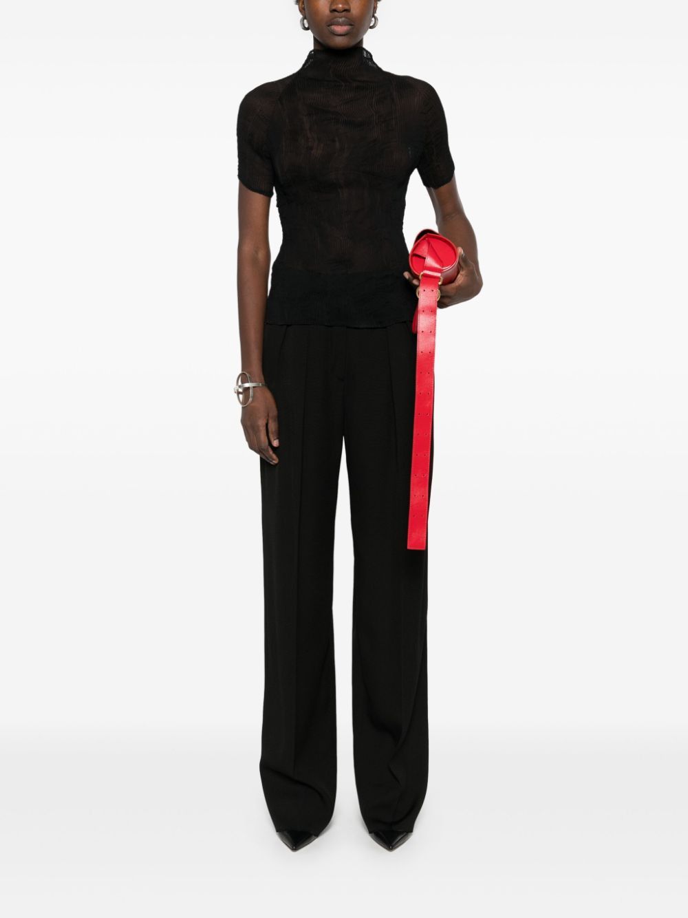 Sportmax STRAIGHT-LEG TROUSERS Size 28" / US 6 / IT 42 - 5 Thumbnail