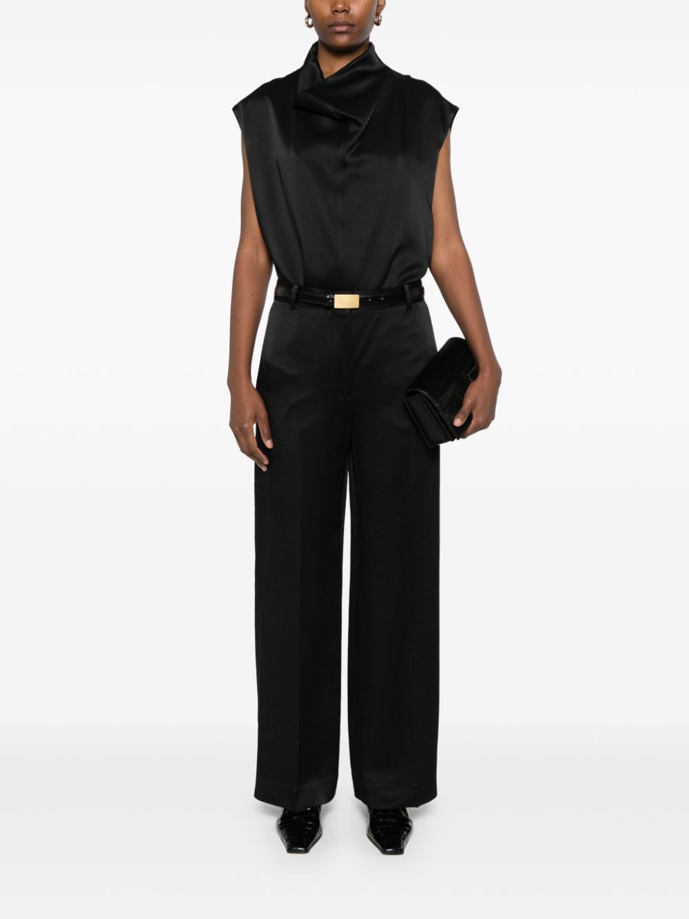 Toteme WIDE-LEG TROUSERS Size 32" / US 10 / IT 46 - 3 Thumbnail