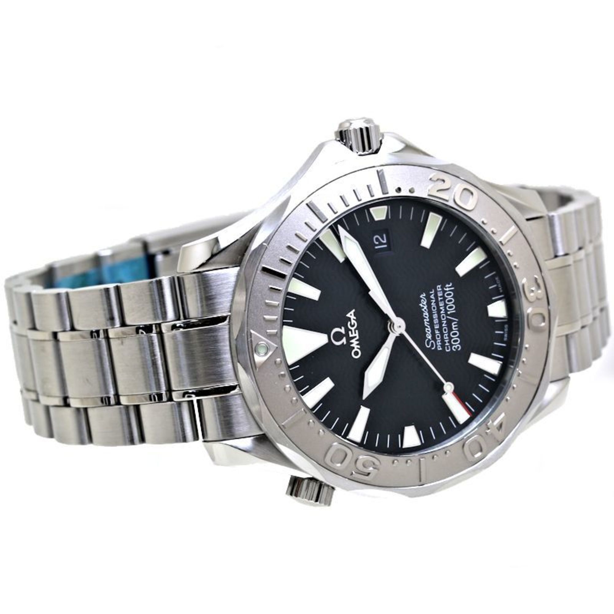 Omega OMEGA Seamaster 300m 2230.50.00 Stainless Steel x K18WG White Gold Men's 39696 Size ONE SIZE - 4 Thumbnail