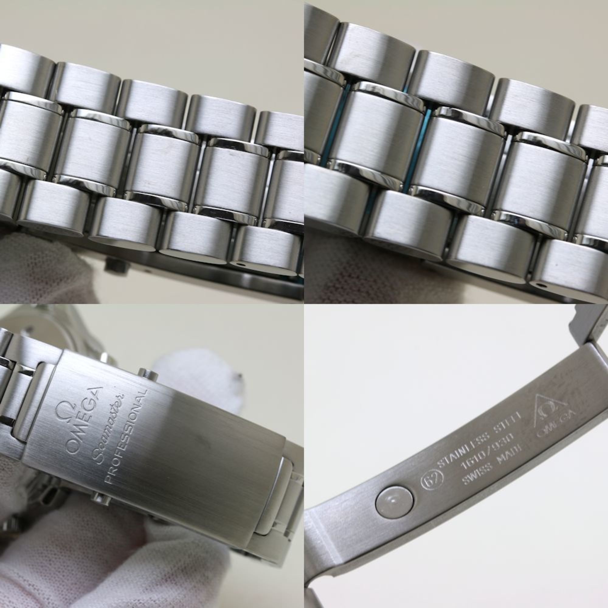 Omega OMEGA Seamaster 300m 2230.50.00 Stainless Steel x K18WG White Gold Men's 39696 Size ONE SIZE - 8 Thumbnail