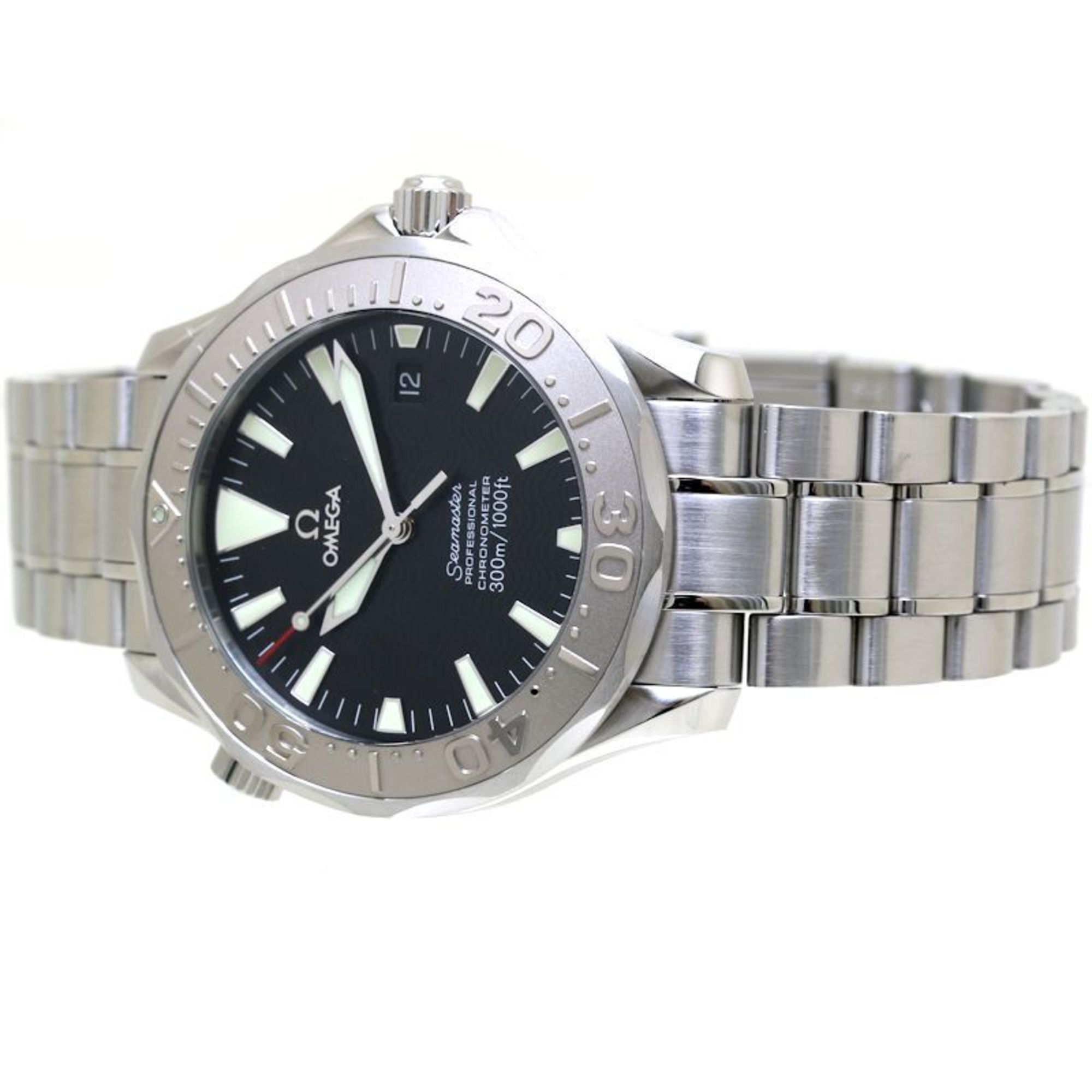 Omega OMEGA Seamaster 300m 2230.50.00 Stainless Steel x K18WG White Gold Men's 39696 Size ONE SIZE - 2 Thumbnail