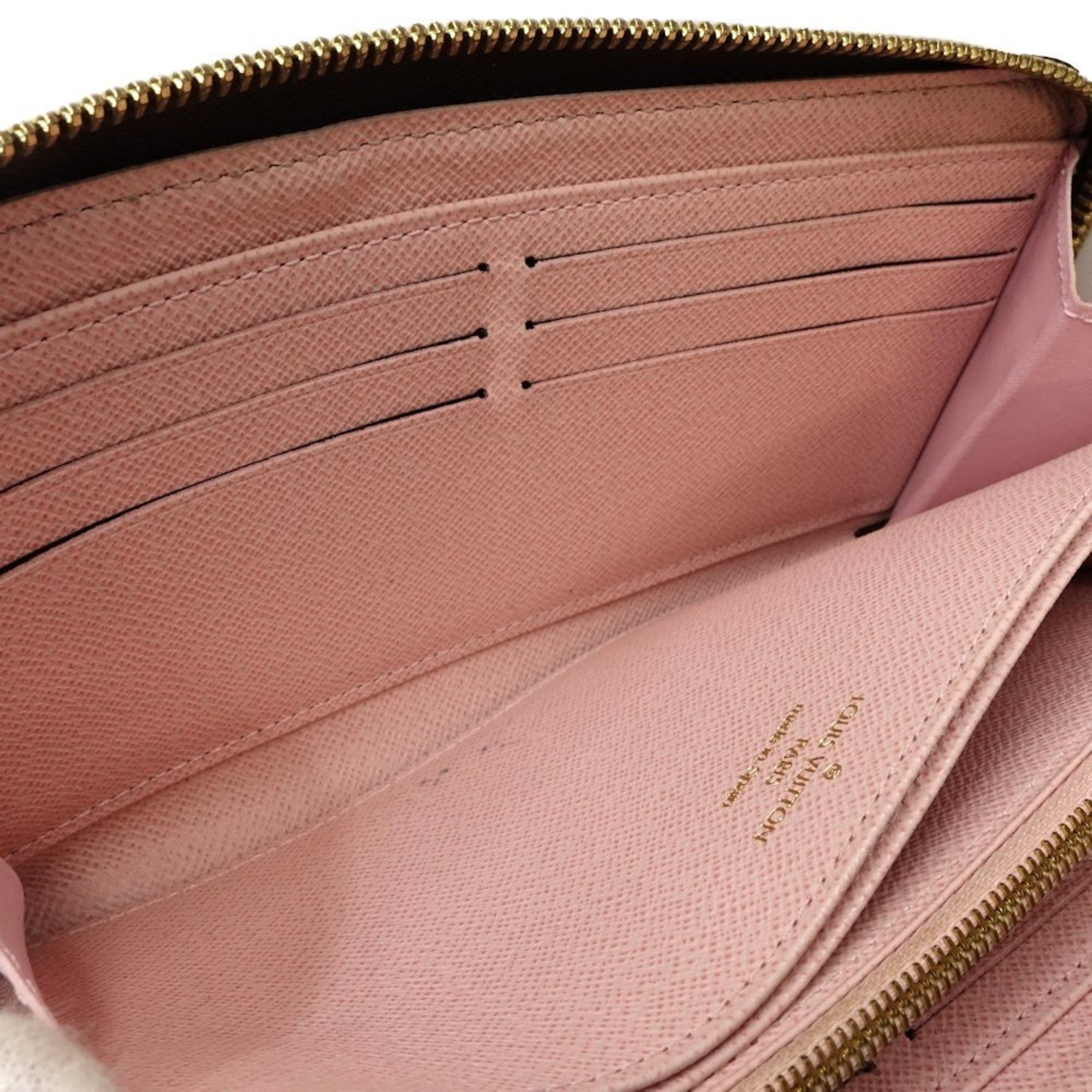 Louis Vuitton Louis Vuitton Damier Long Wallet N60046 Zippy Ebene Rose Ballerine 180832 Size ONE SIZE - 8 Thumbnail