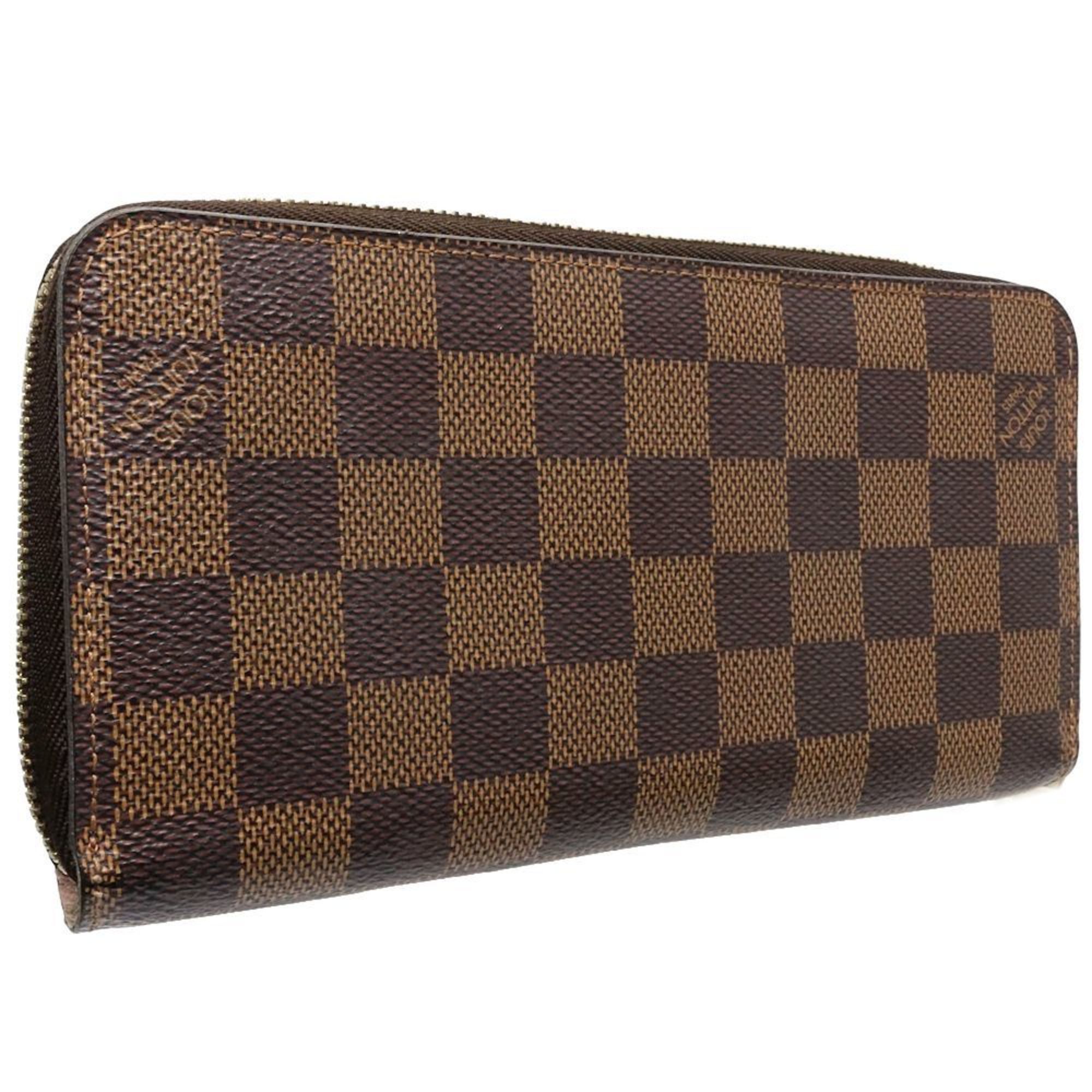Louis Vuitton Louis Vuitton Damier Long Wallet N60046 Zippy Ebene Rose Ballerine 180832 Size ONE SIZE - 3 Thumbnail