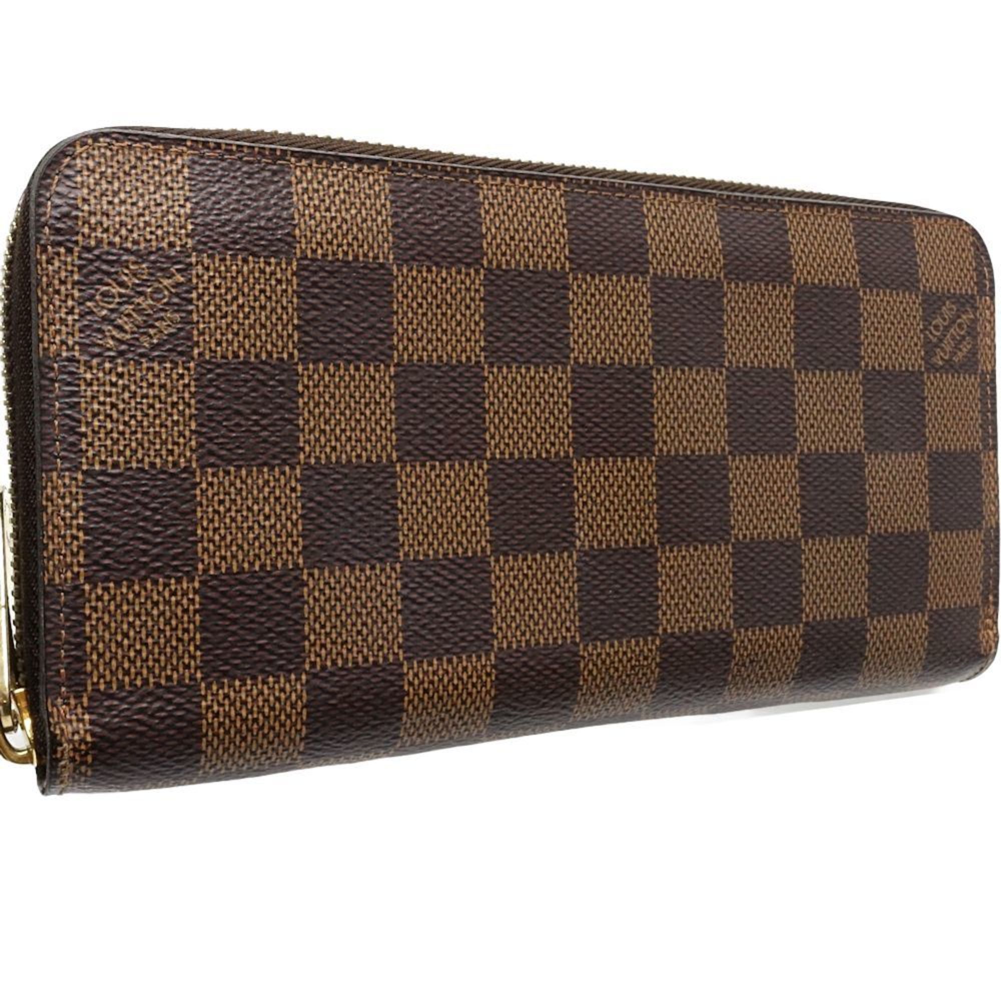 Louis Vuitton Louis Vuitton Damier Long Wallet N60046 Zippy Ebene Rose Ballerine 180832 Size ONE SIZE - 2 Thumbnail