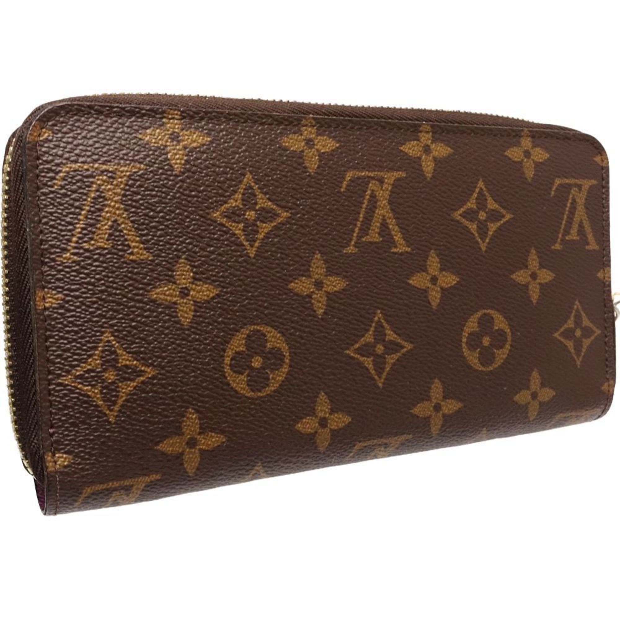 Louis Vuitton Louis Vuitton Long Wallet M61349 Zippy Monogram Totem Brown Magenta 180916 Size ONE SIZE - 3 Thumbnail