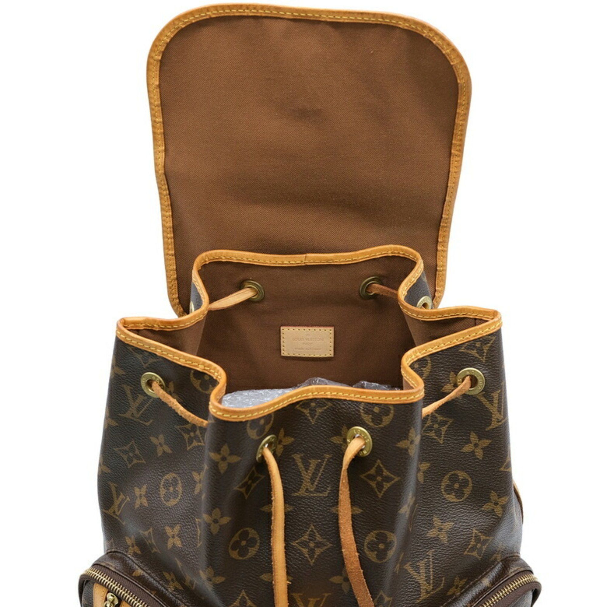 Louis Vuitton Louis Vuitton Sacado Bosphore Monogram Backpack Rucksack Leather Brown M40107 Size ONE SIZE - 9 Thumbnail