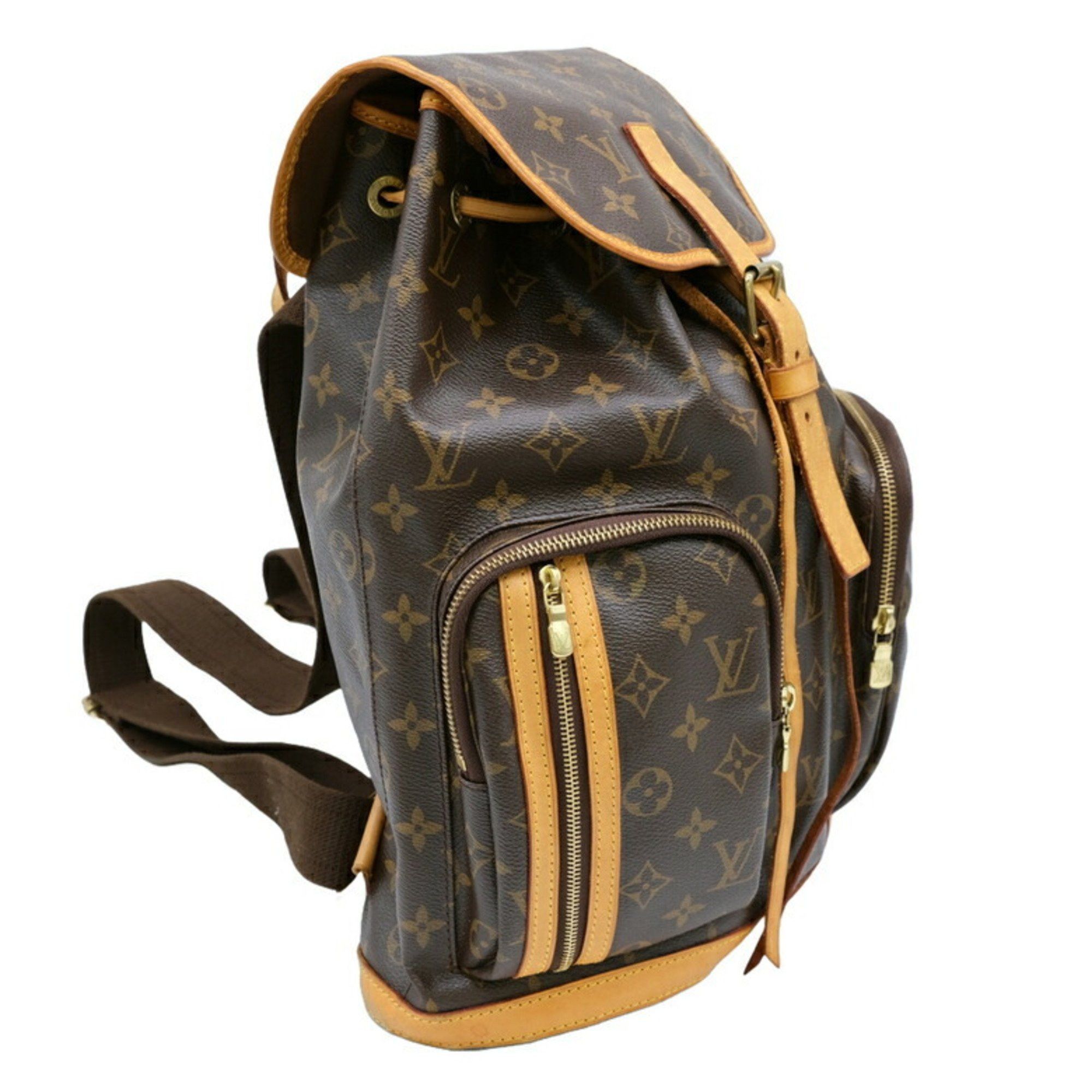 Louis Vuitton Louis Vuitton Sacado Bosphore Monogram Backpack Rucksack Leather Brown M40107 Size ONE SIZE - 2 Thumbnail