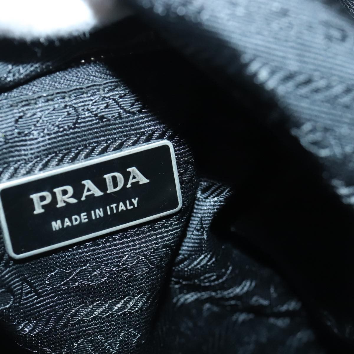 Prada Black Synthetic Shoulder Bag (Pre-Owned) Size ONE SIZE - 9 Thumbnail