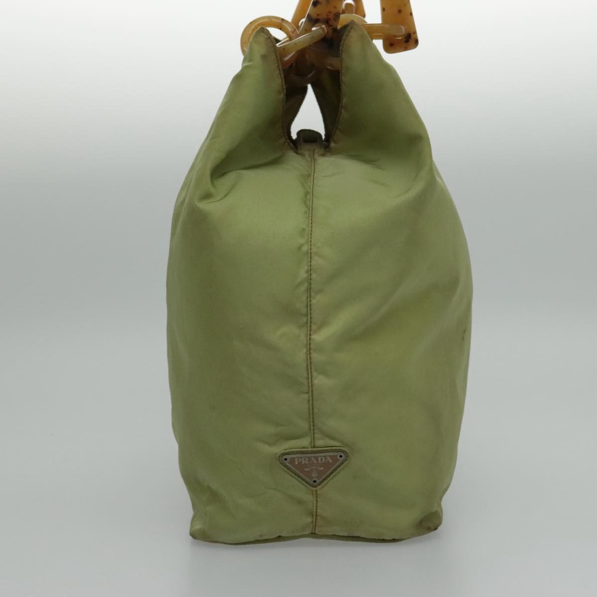 Prada Tessuto Green Synthetic Handbag (Pre-Owned) Size ONE SIZE - 4 Thumbnail