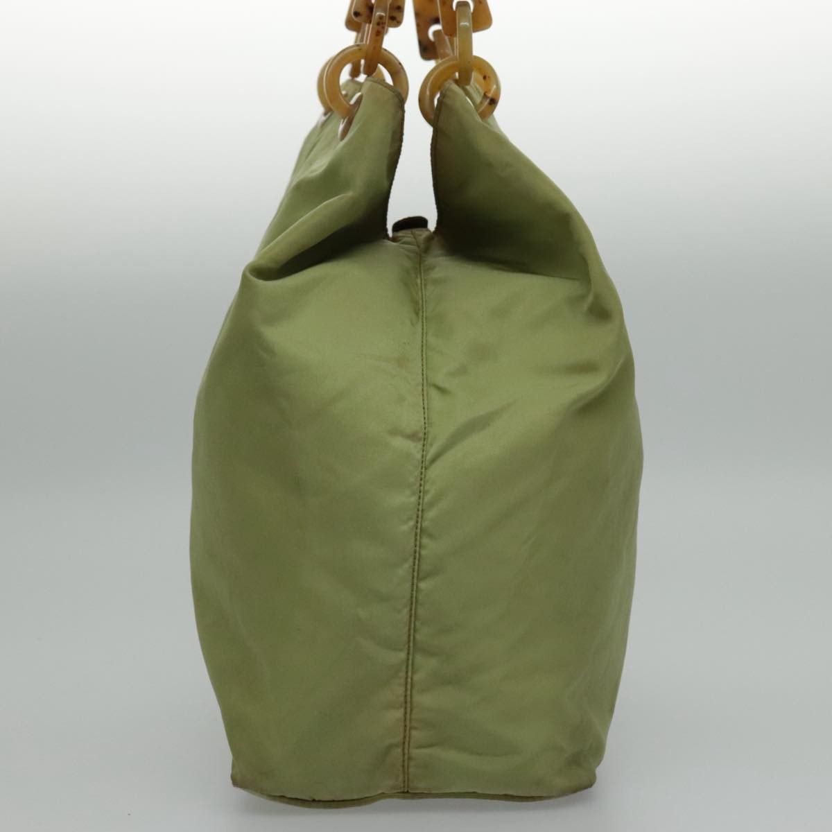 Prada Tessuto Green Synthetic Handbag (Pre-Owned) Size ONE SIZE - 3 Thumbnail