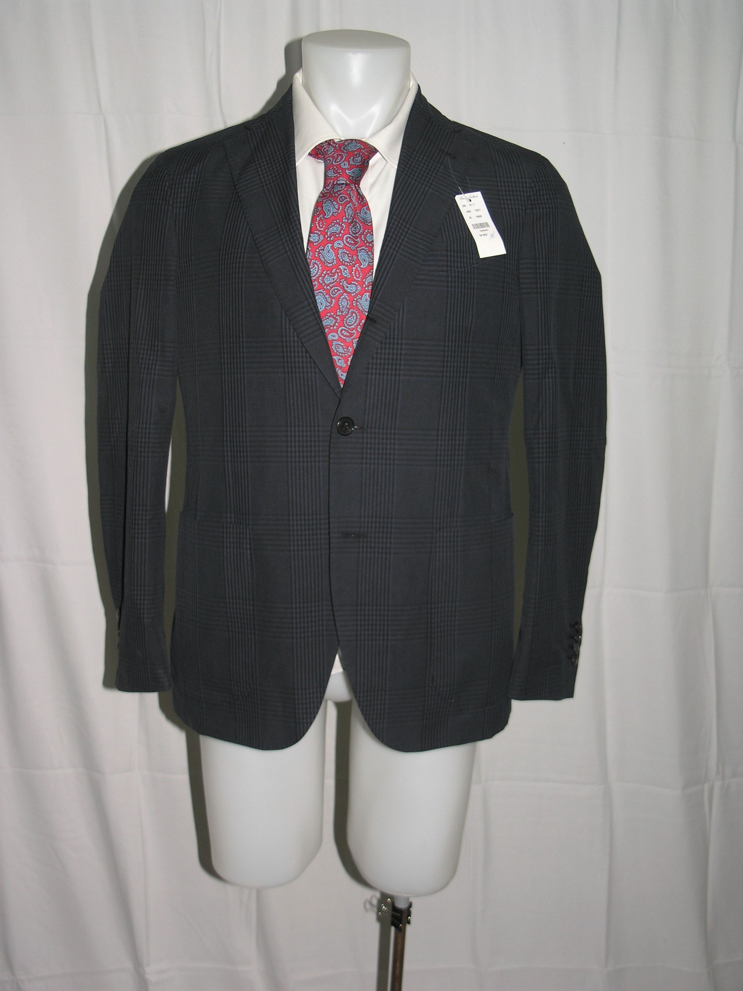 Cotton Linen Three Roll Two Blazer 40R NWT