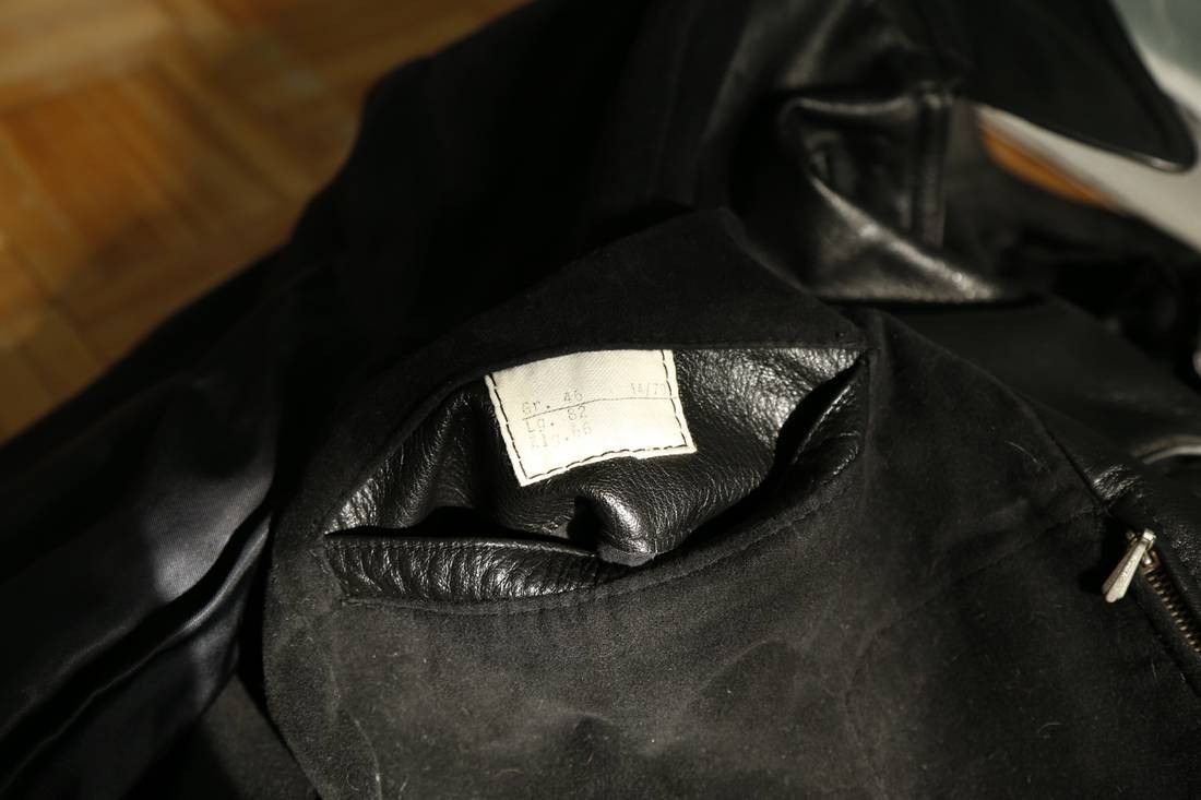 Vintage 38R Double breasted leather jacket german military car coat rain jacket barkstormer motorcycle Size US M / EU 48-50 / 2 - 5 Thumbnail