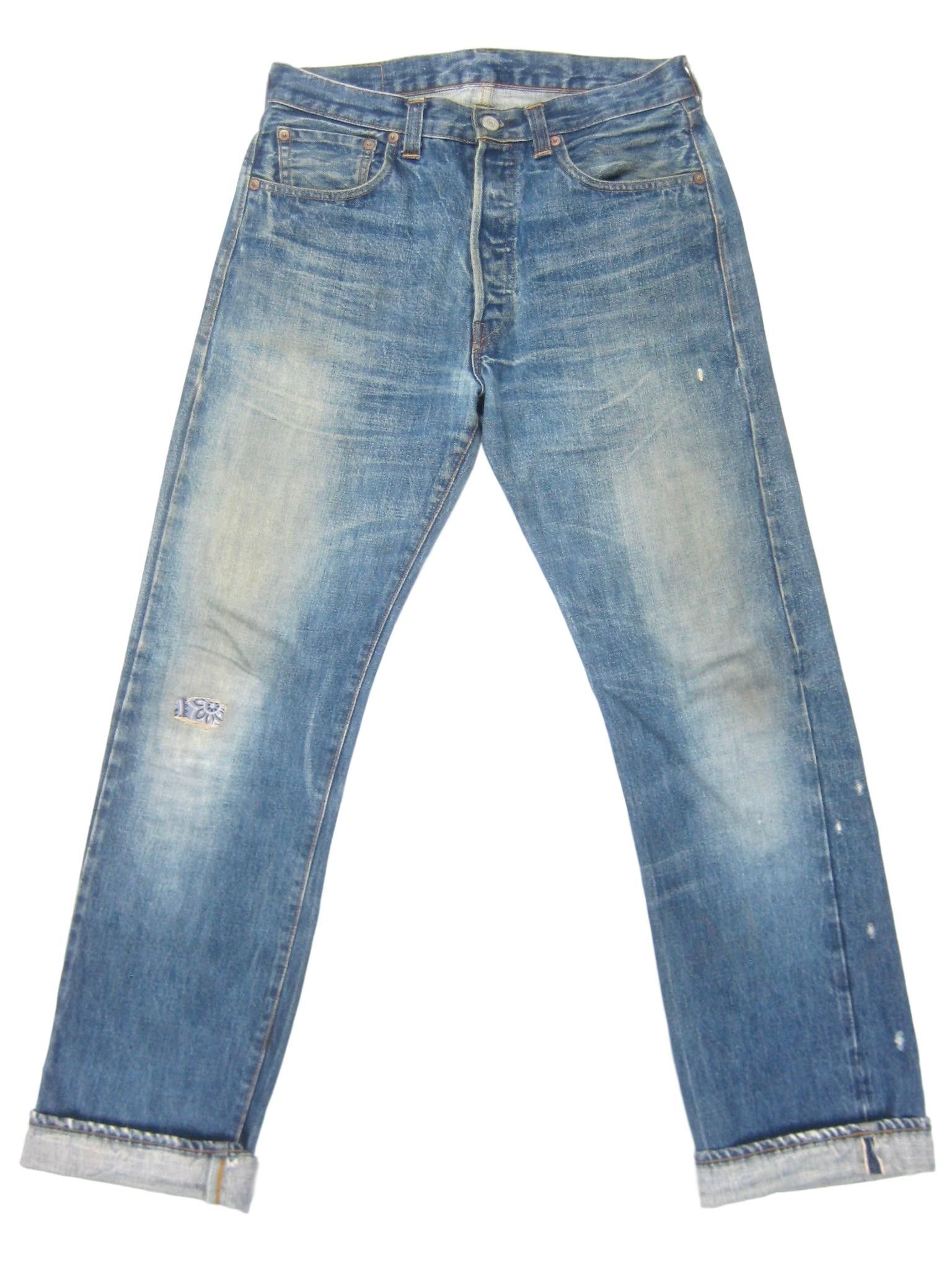 Levi's 1947 501 xx Repro Big E Selvedge Denim Jeans 32 x 32 USA LVC ...