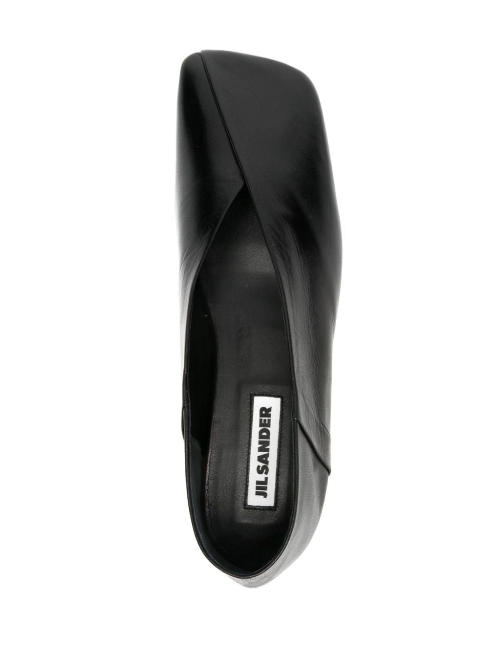 Jil Sander LEATHER BALLET FLATS Size US 11 / IT 41 - 3 Thumbnail