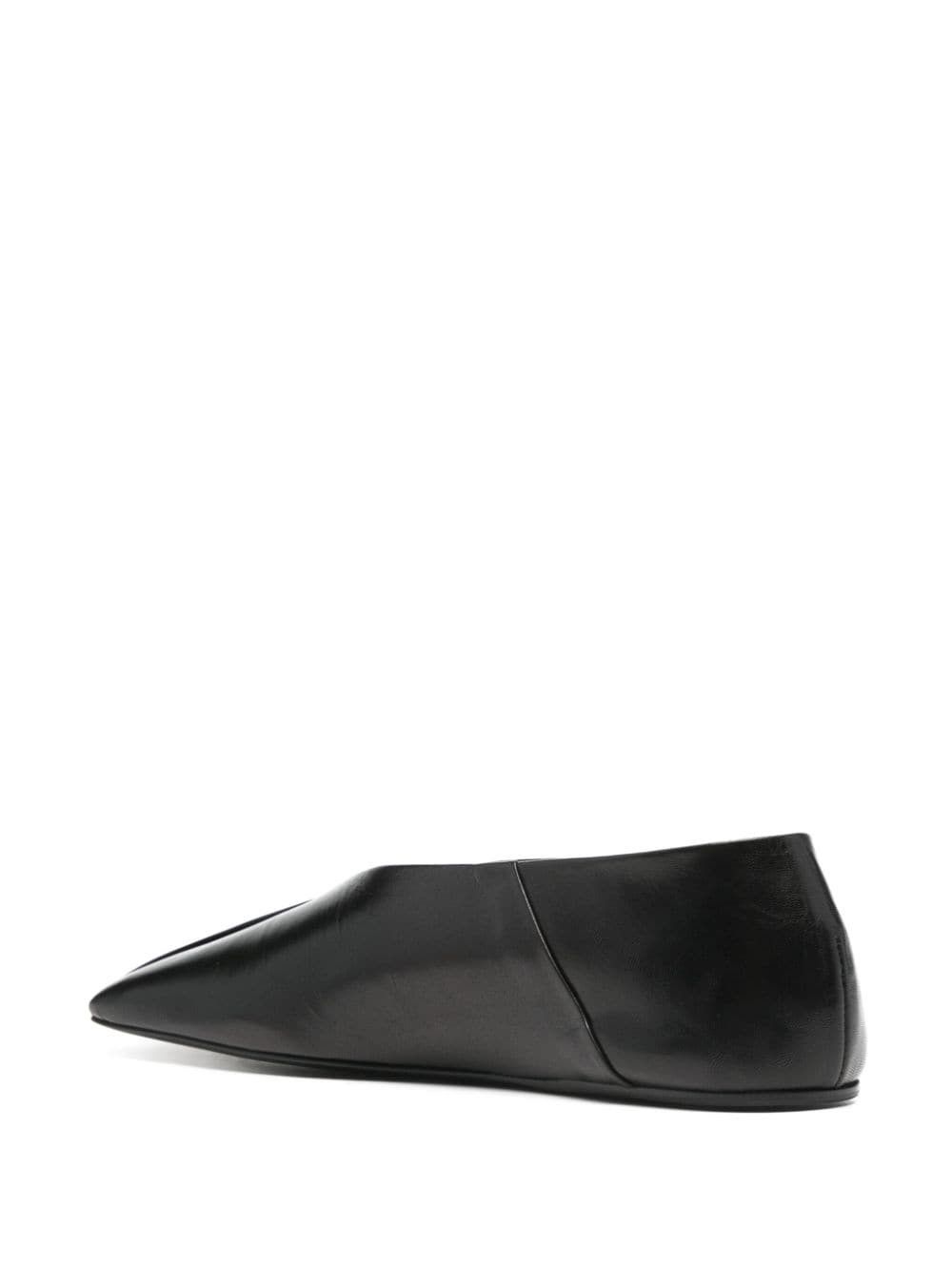 Jil Sander LEATHER BALLET FLATS Size US 11 / IT 41 - 2 Thumbnail