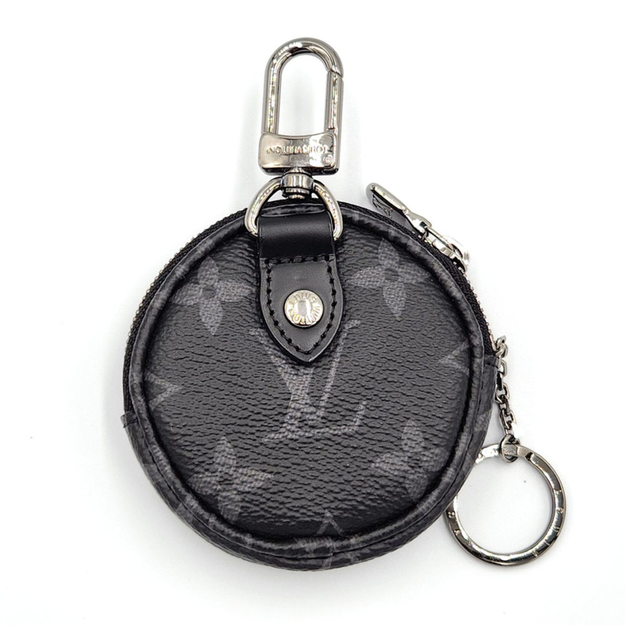 Louis Vuitton Louis Vuitton LOUISVUITTON Monogram Eclipse Porte Monnaie Cle M62796 Canvas Metal Men's Pouch Wallet/Coin Case Coin Purse Key Holder Ring Size ONE SIZE - 3 Thumbnail
