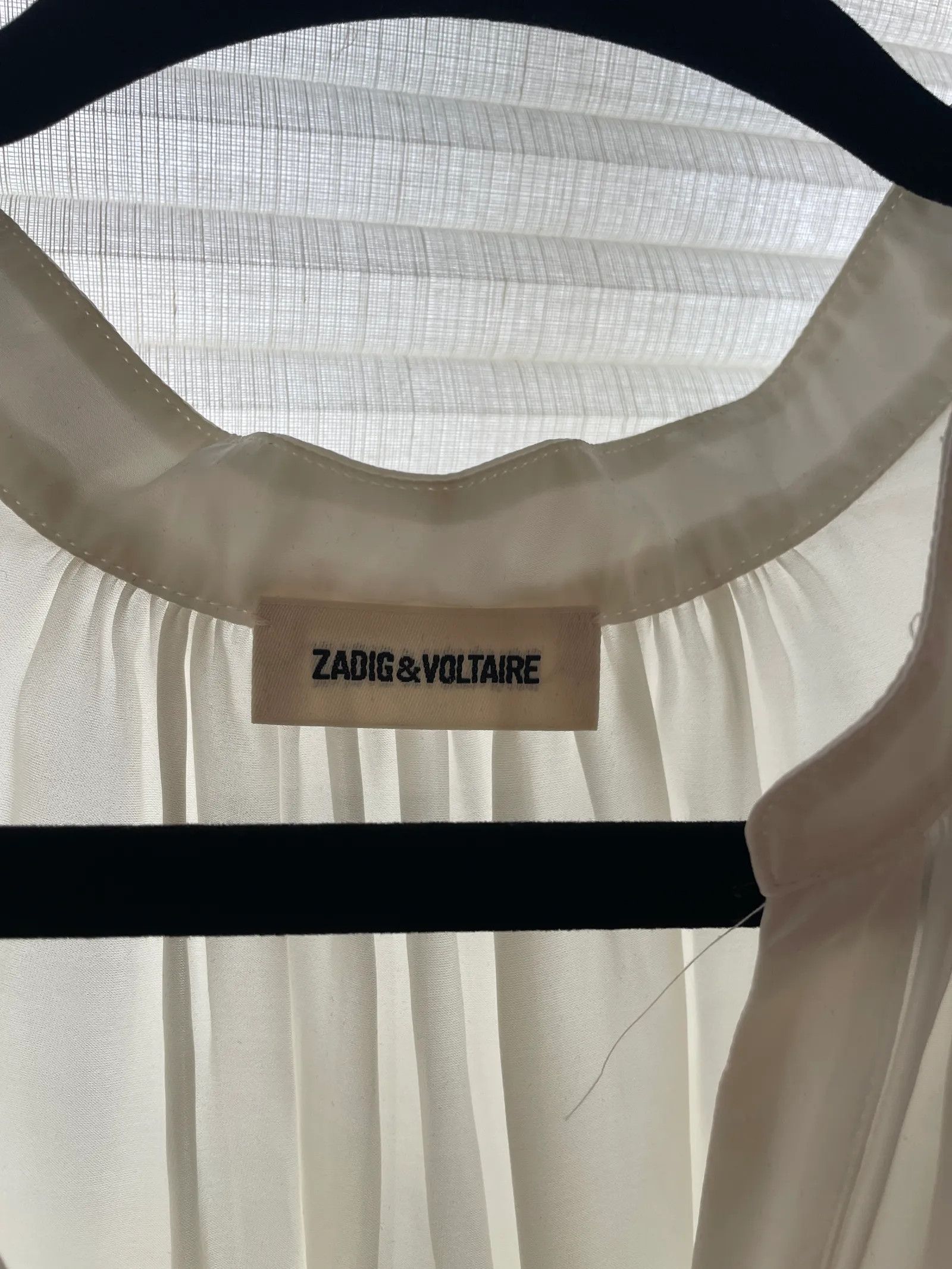 Zadig & Voltaire Zadig & Voltaire Tink satin perm pwgcp 3201F Blouse Size L / US 10 / IT 46 - 3 Thumbnail