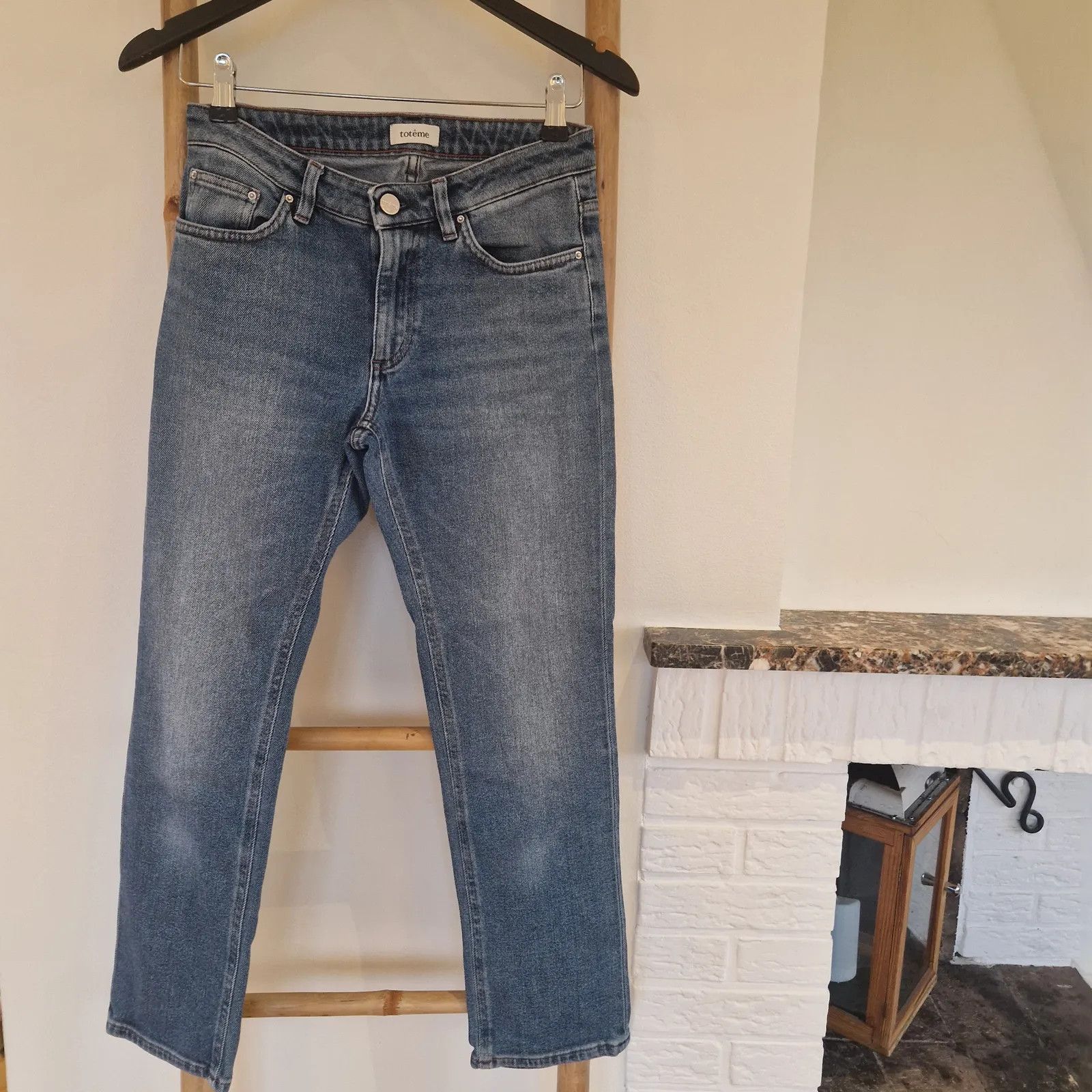 Toteme Toteme Straight Denim Jeans Size 26" / US 2 / IT 38 - 4 Thumbnail