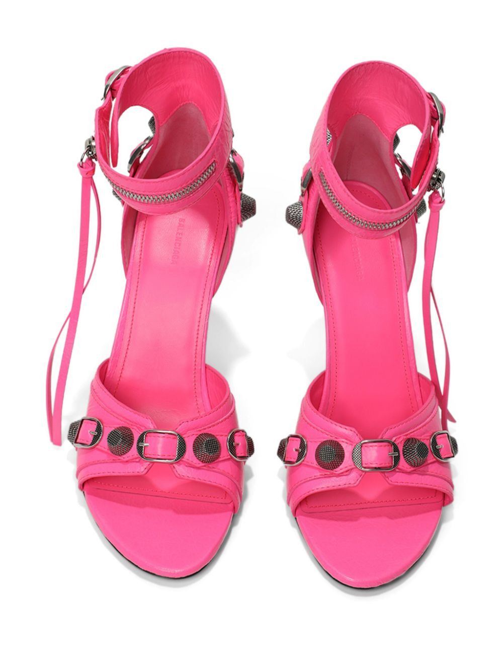 Balenciaga Cagole 110mm heel sandals in pink Size US 11 / IT 41 - 3 Thumbnail