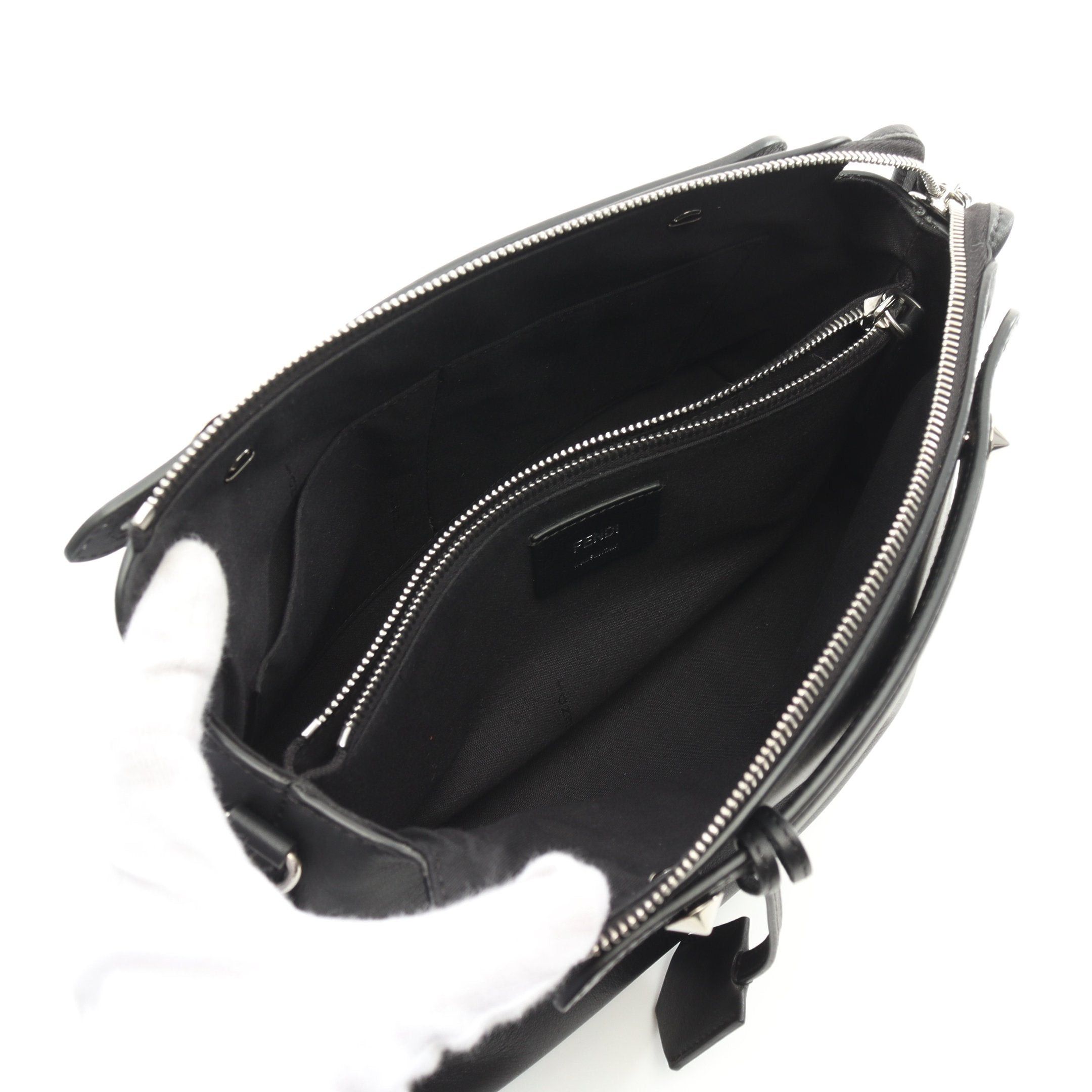 Fendi Fendi By The Way Medium Handbag Leather Black Size ONE SIZE - 3 Thumbnail