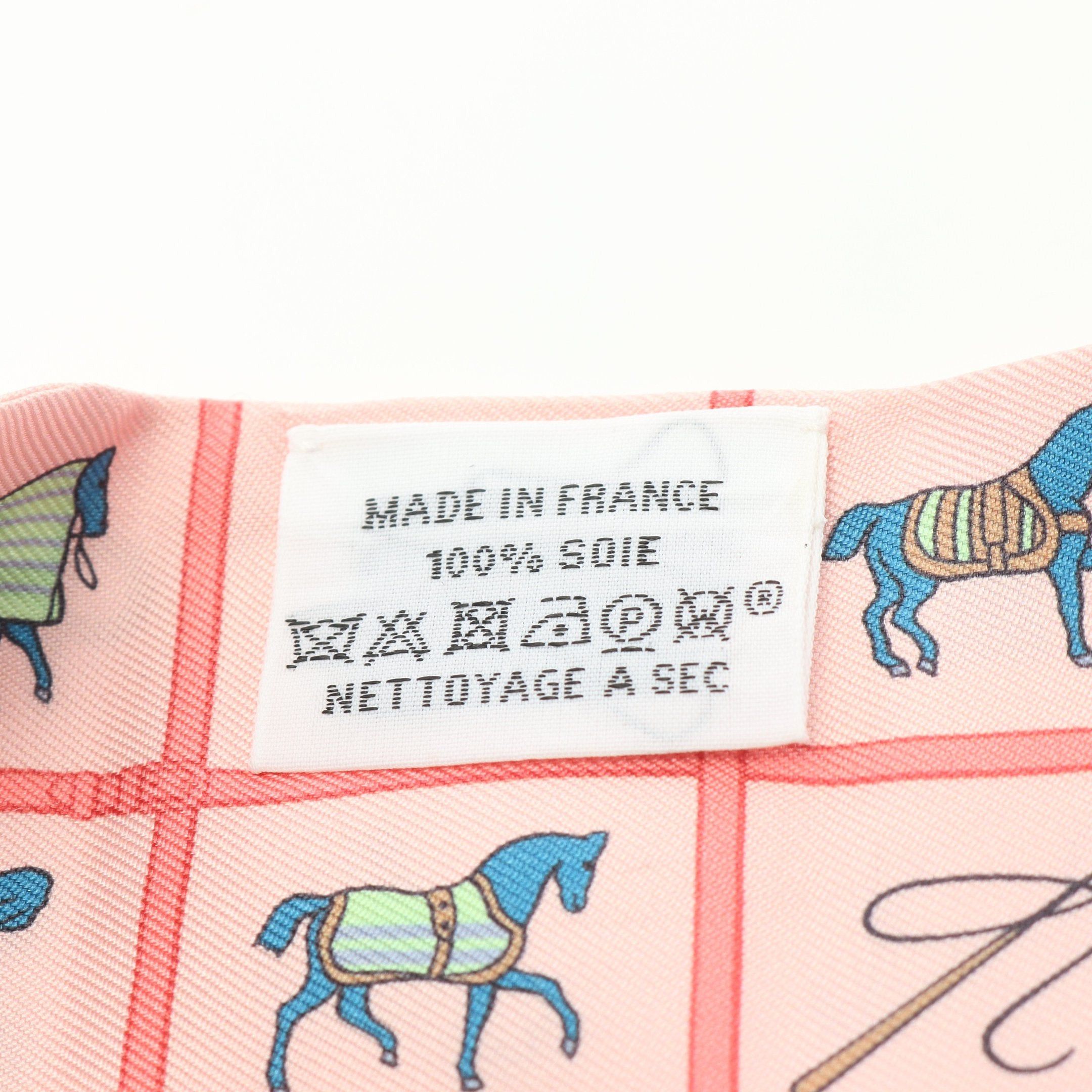 Hermes Hermes Twilly Ribbon Scarf Silk Pink Multicolor Size ONE SIZE - 3 Thumbnail