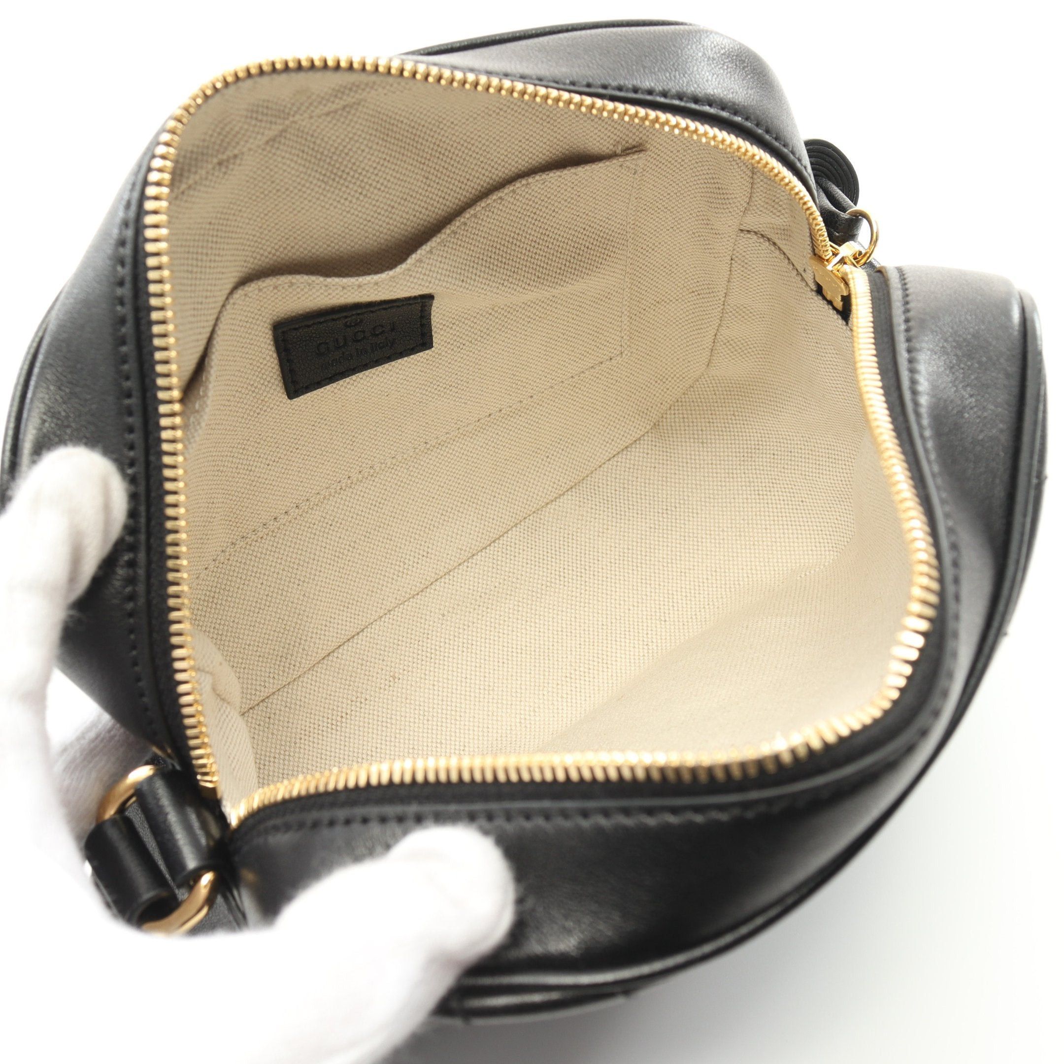 Gucci Gucci Gucci Blondie Shoulder Bag Leather Black Size ONE SIZE - 3 Thumbnail