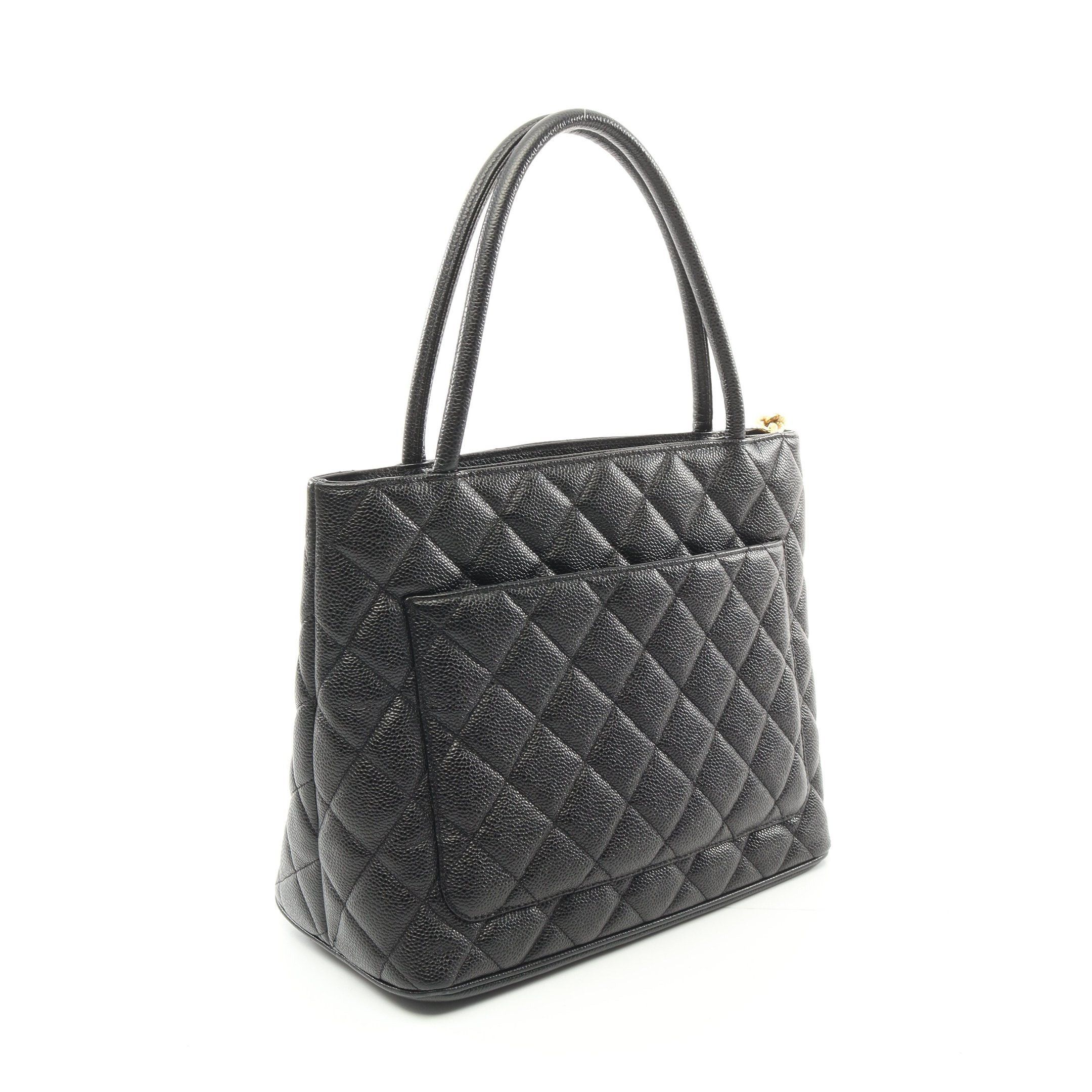 Chanel Chanel Reissue Tote Handbag Bag Caviar Skin Black Gold Hardware Size ONE SIZE - 2 Thumbnail
