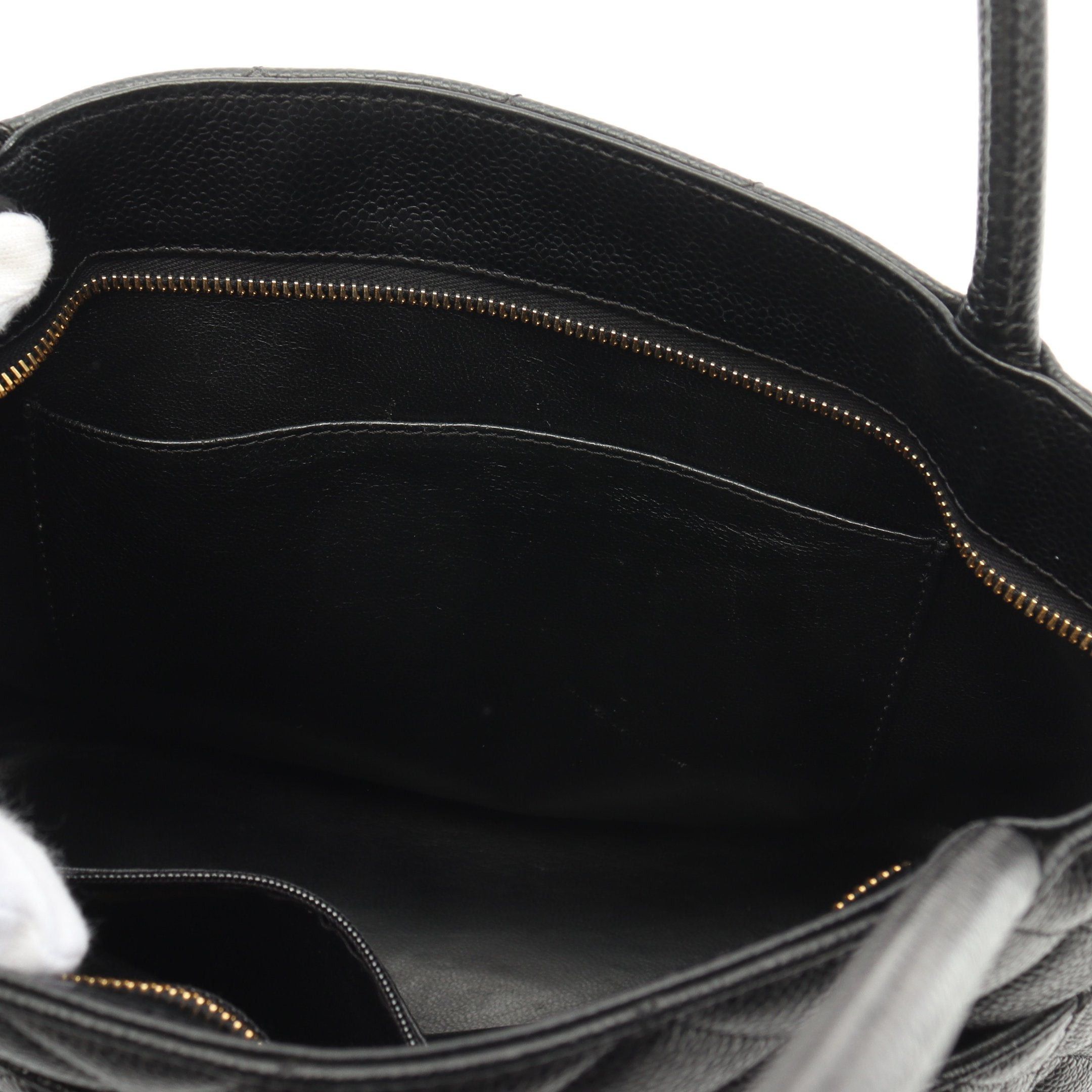 Chanel Chanel Reissue Tote Handbag Bag Caviar Skin Black Gold Hardware Size ONE SIZE - 8 Thumbnail