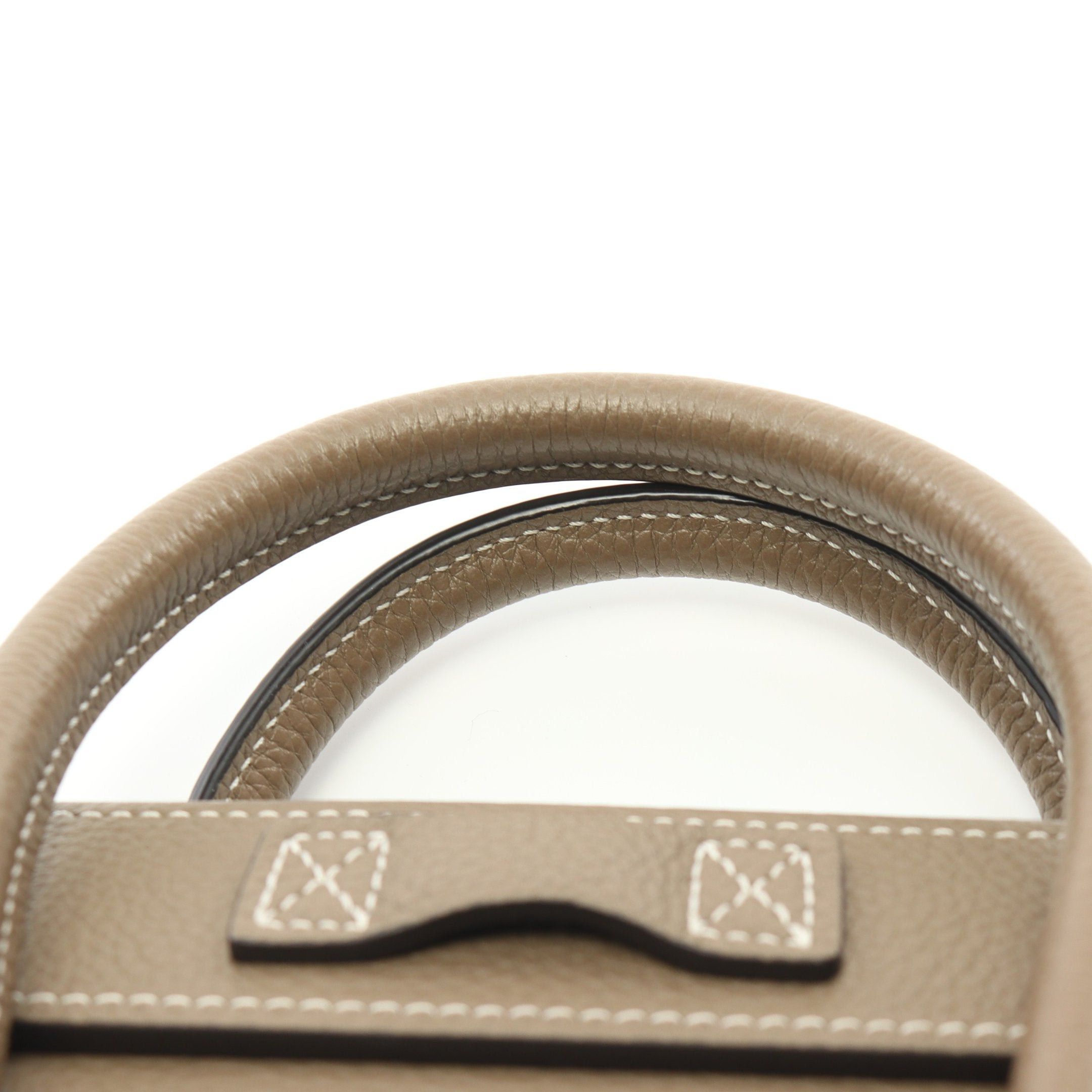 Celine Celine Luggage Nano Shopper Handbag Leather Gray Brown Size ONE SIZE - 5 Thumbnail